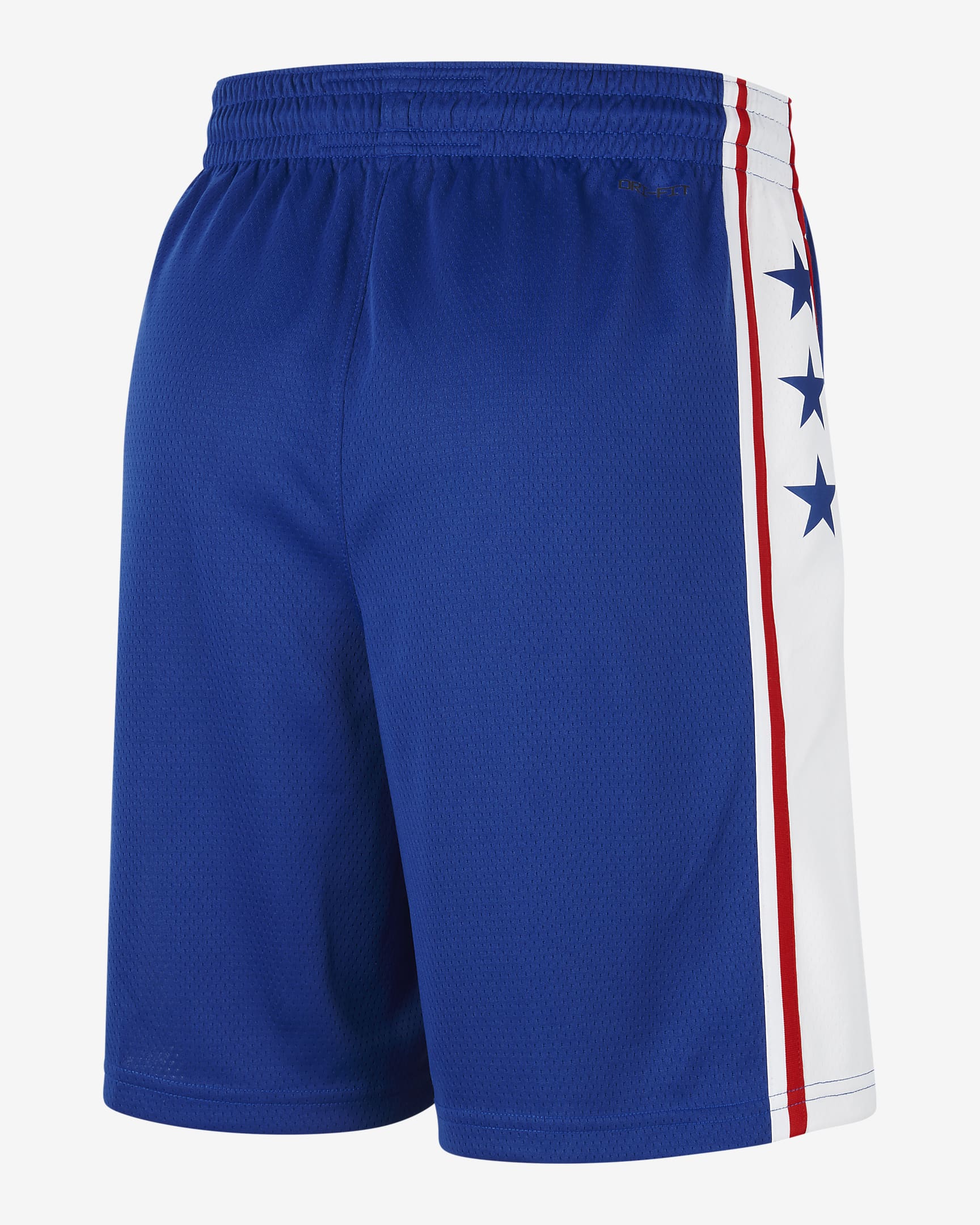 Short Nike Dri-FIT NBA Swingman Philadelphia 76ers Icon Edition pour homme - Rush Blue/Blanc