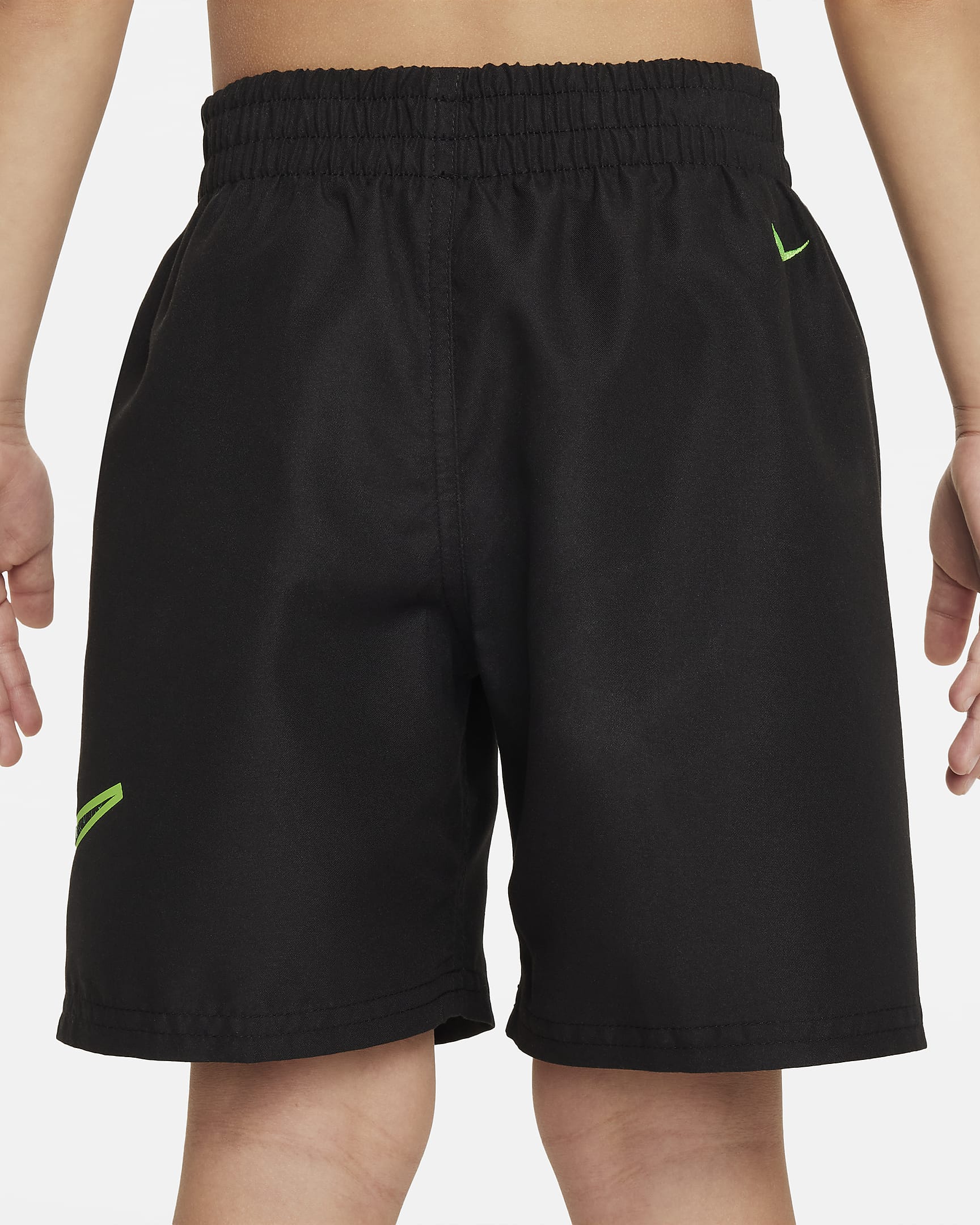 Shorts de voleibol de 13 cm para niños talla pequeña Natación Nike Jumble - Negro