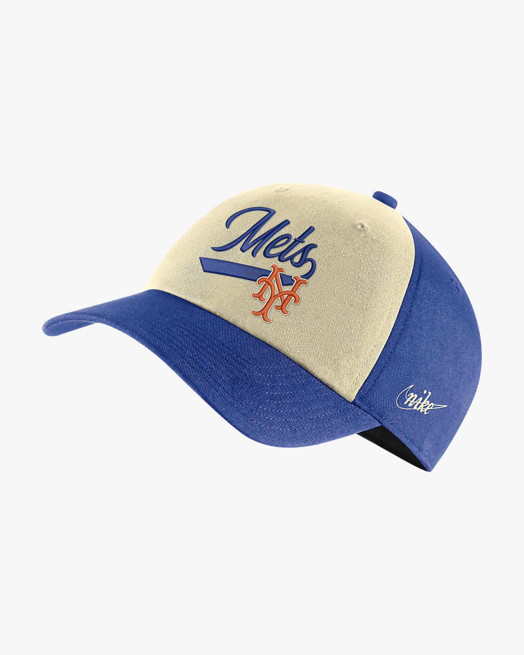 Nike Heritage86 (MLB New York Mets) Hat - Flat Opal/Rush Blue