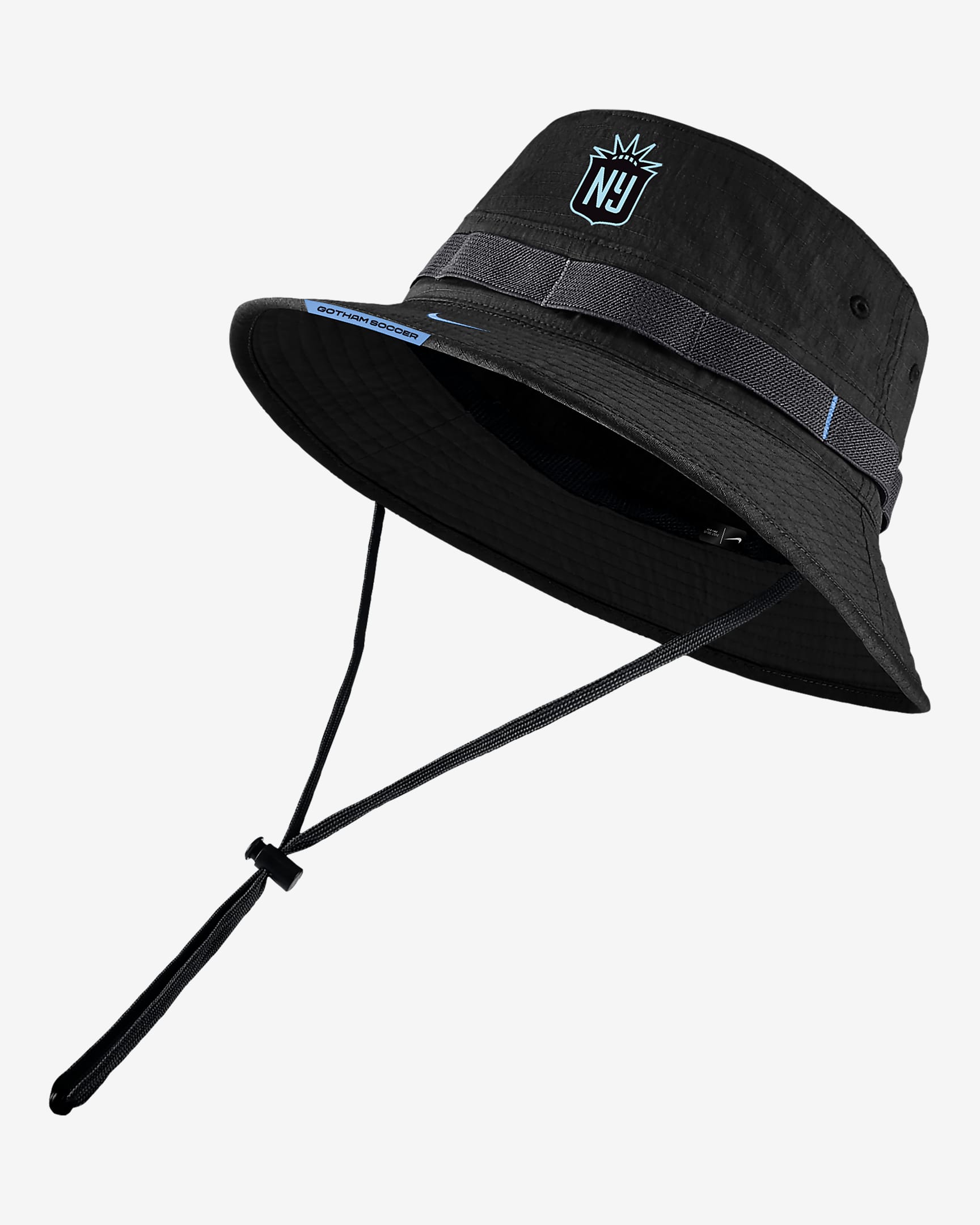 Gotham FC Nike Soccer Boonie Bucket Hat - Black