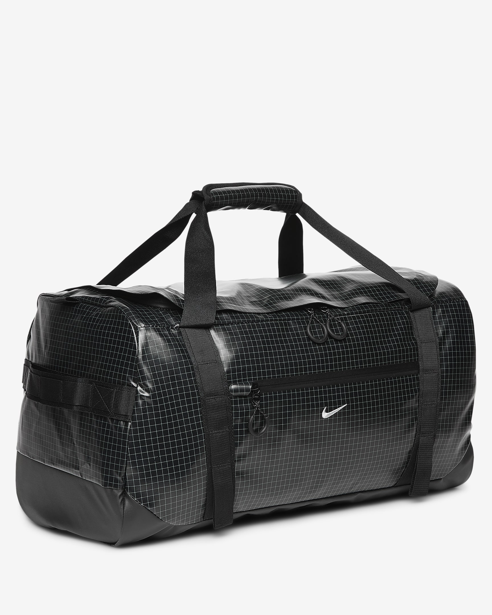 Nike Hike Duffel Bag (50L) - Black/Black/Light Smoke Grey