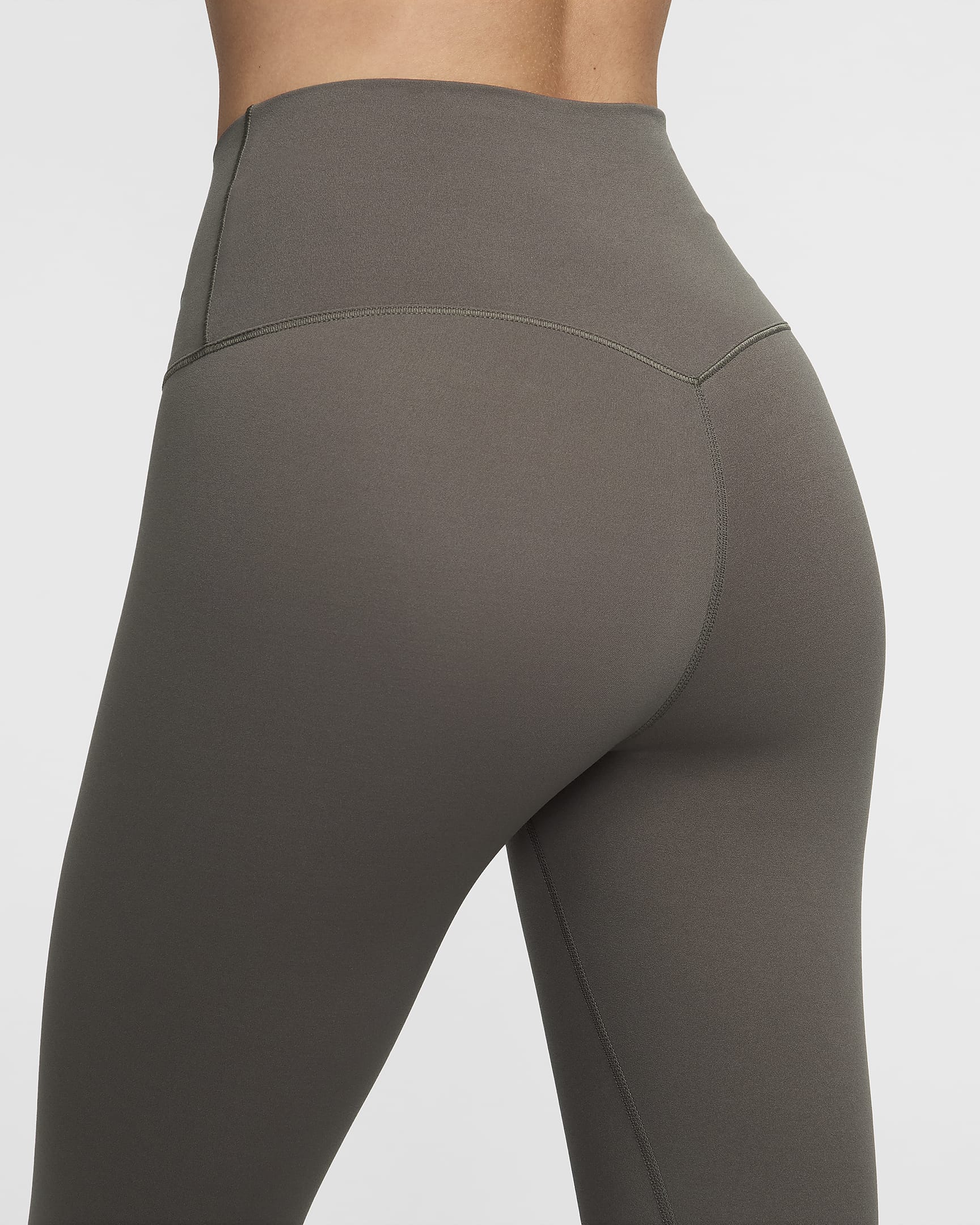 Nike Zenvy Women's Gentle-Support High-Waisted Full-Length Leggings - Ironstone/Black