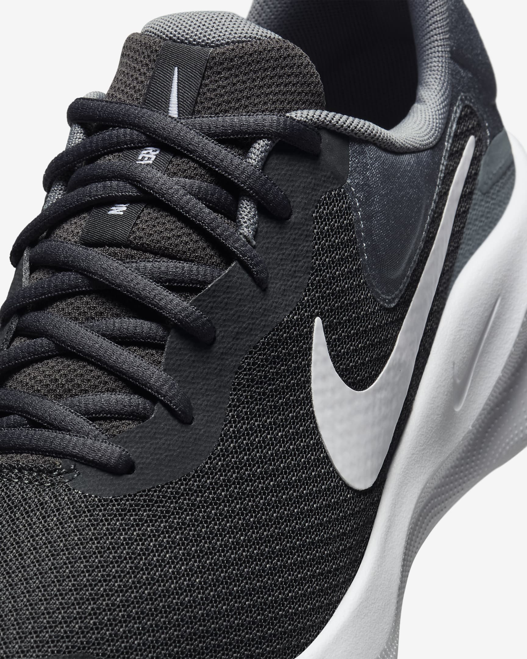 Sapatilhas de running para estrada Nike Revolution 7 para homem - Anthracite/Cinzento Cool/Preto/Branco