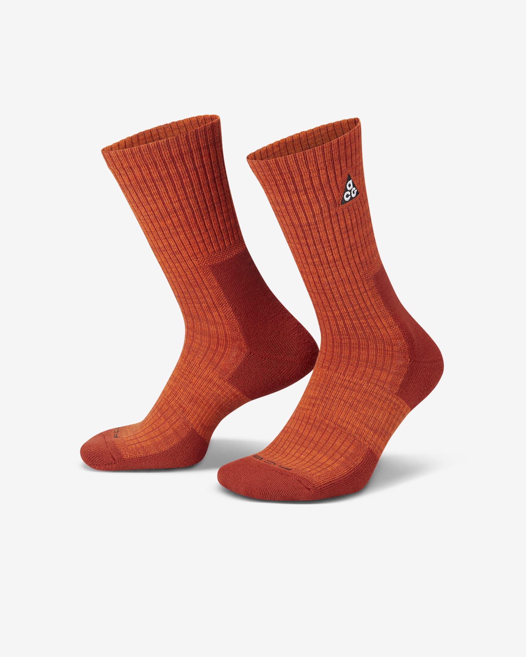 Chaussettes mi-mollet épaisses Nike ACG Everyday (1 paire) - Campfire Orange/Summit White/Rugged Orange/Night Maroon