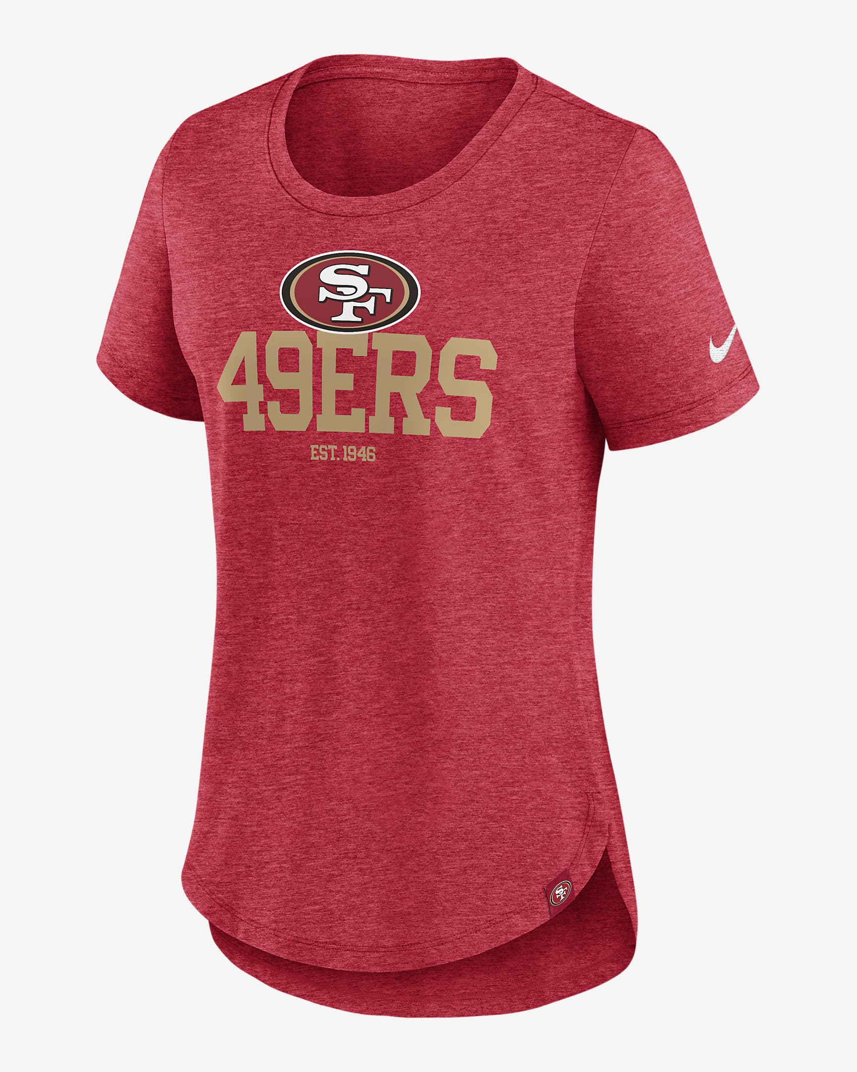 San Francisco 49ers Women's Nike NFL T-Shirt. Nike.com