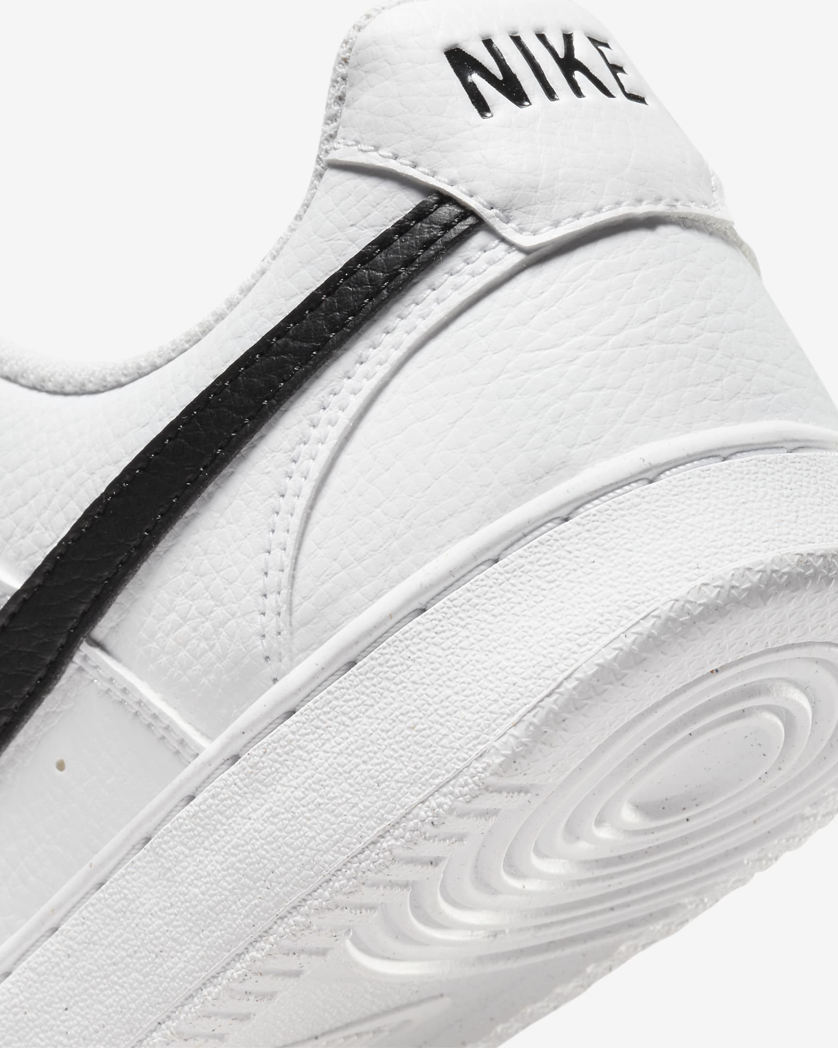 Tenis para mujer Nike Court Vision Low Next Nature - Blanco/Blanco/Negro