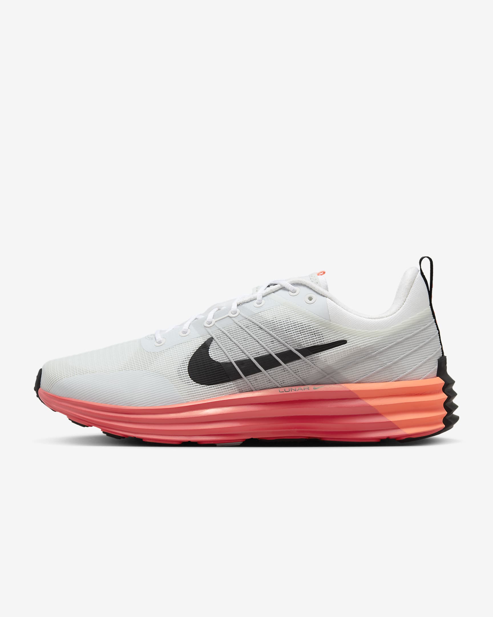 Nike Lunar Roam Men's Shoes - White/Bright Crimson/Hot Lava/Black