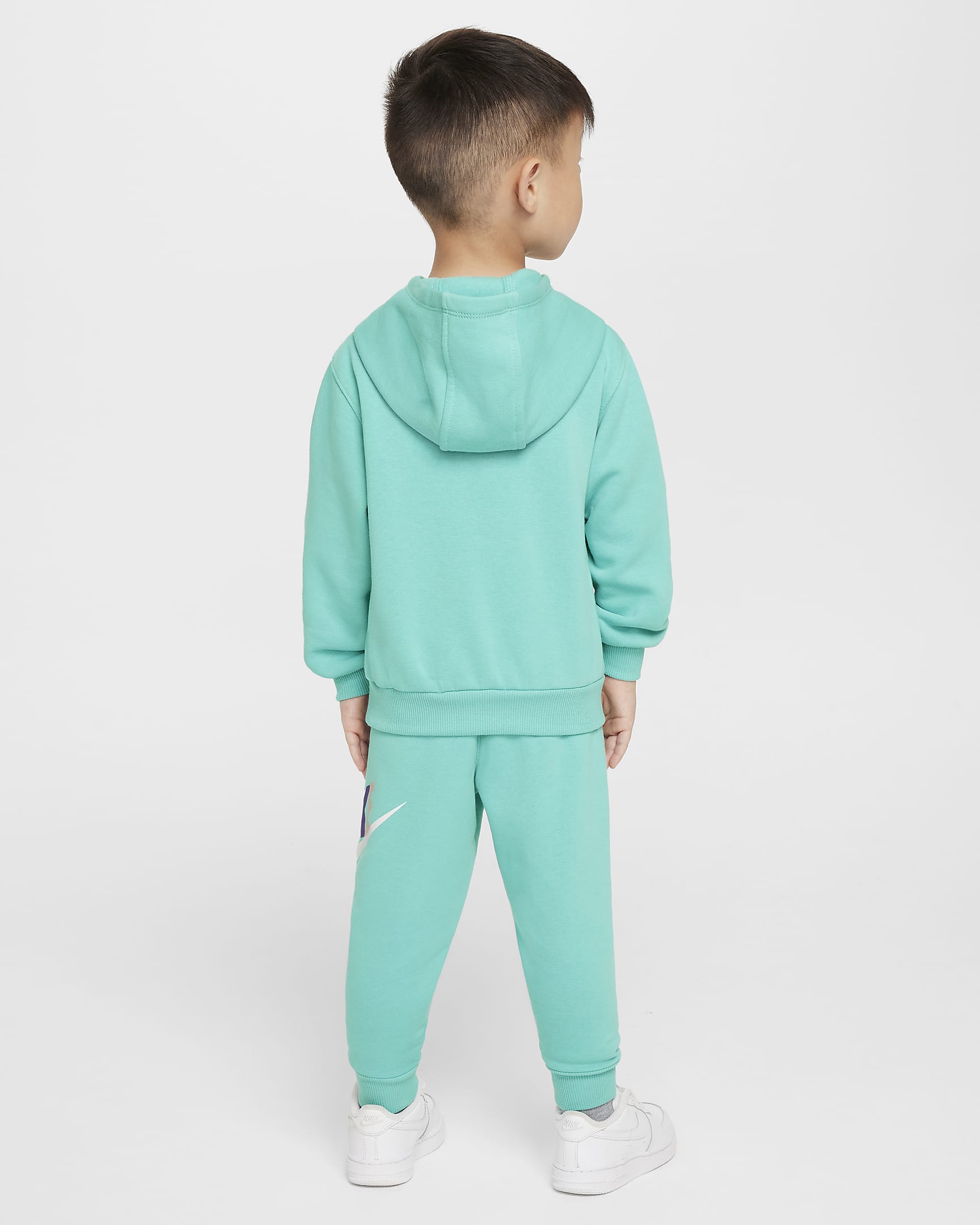 Nike Sportswear Club Fleece Toddler Hoodie Set - Green Frost