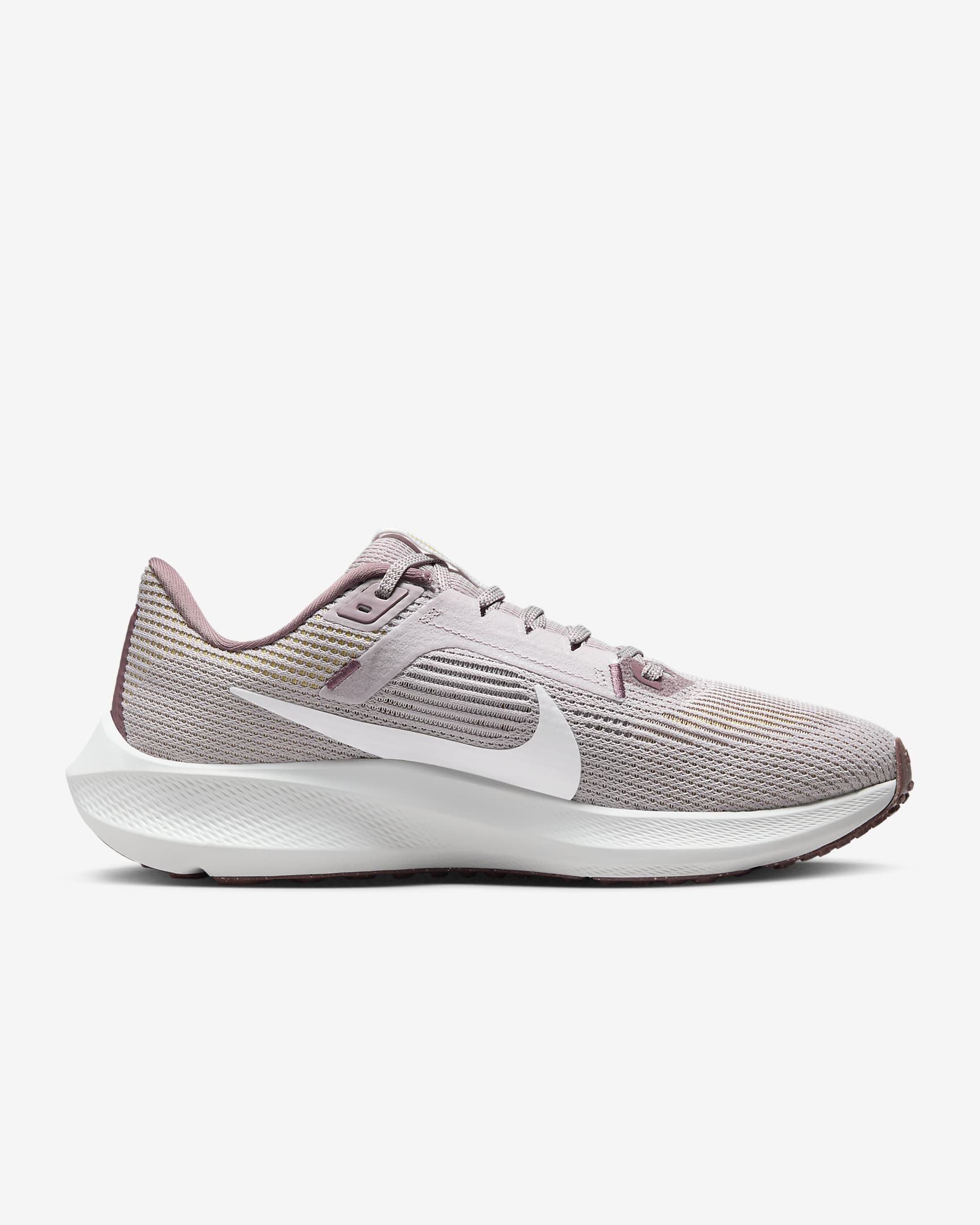 Nike Pegasus 40 Women's Road Running Shoes - Platinum Violet/Smokey Mauve/Saturn Gold/Summit White