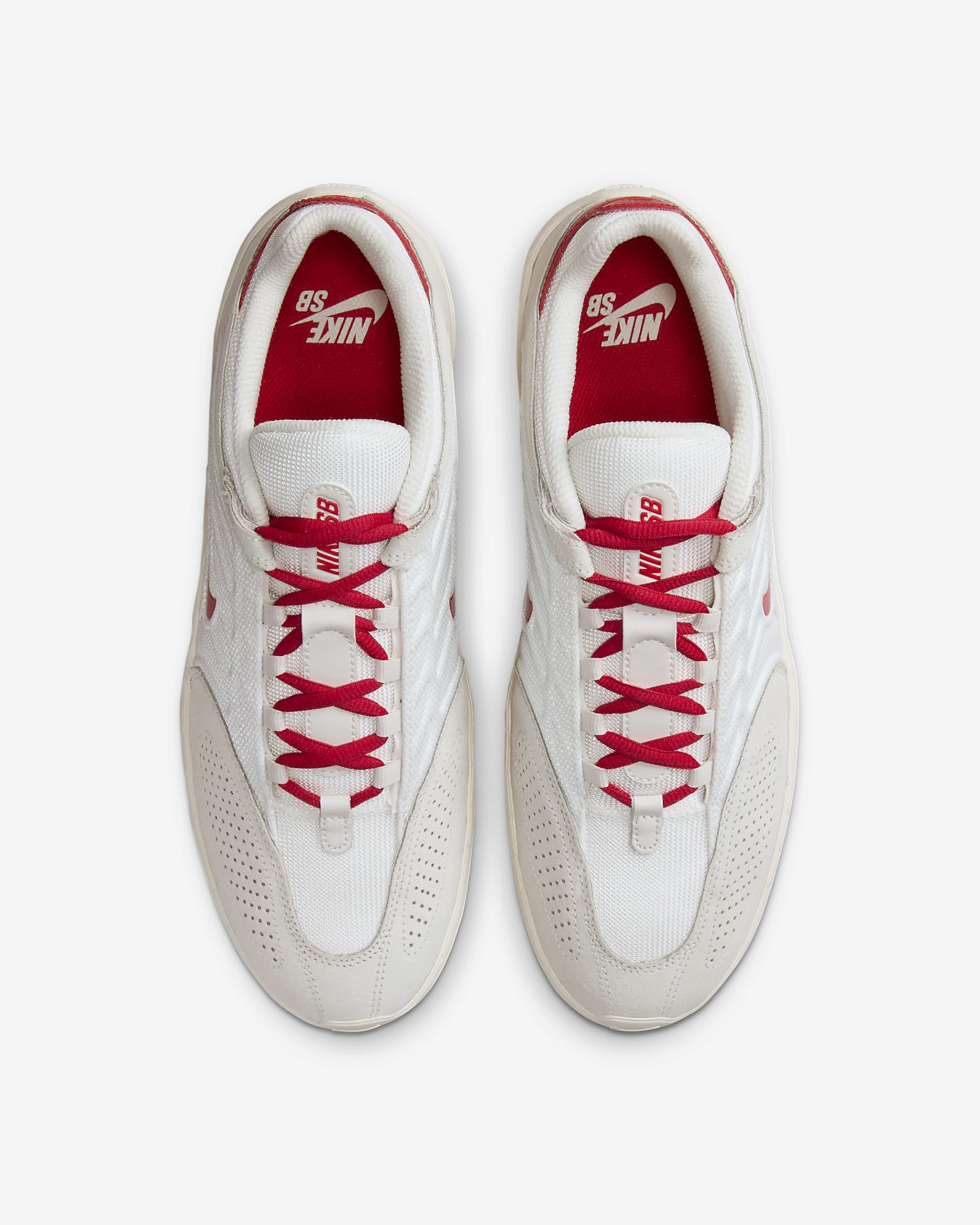 Nike SB Vertebrae Men's Shoes - Summit White/Phantom/Sail/University Red