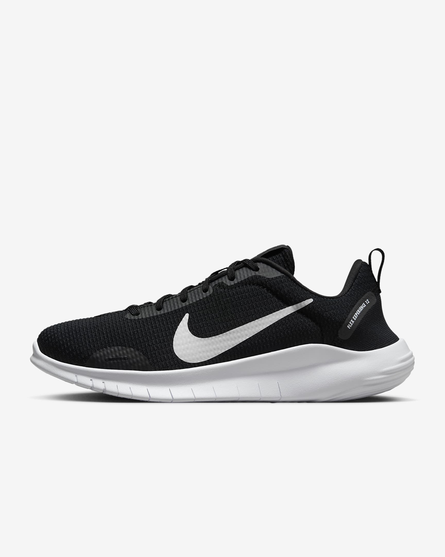 Nike Flex Experience Run 12 Women's Road Running Shoes - Black/Dark Smoke Grey/White