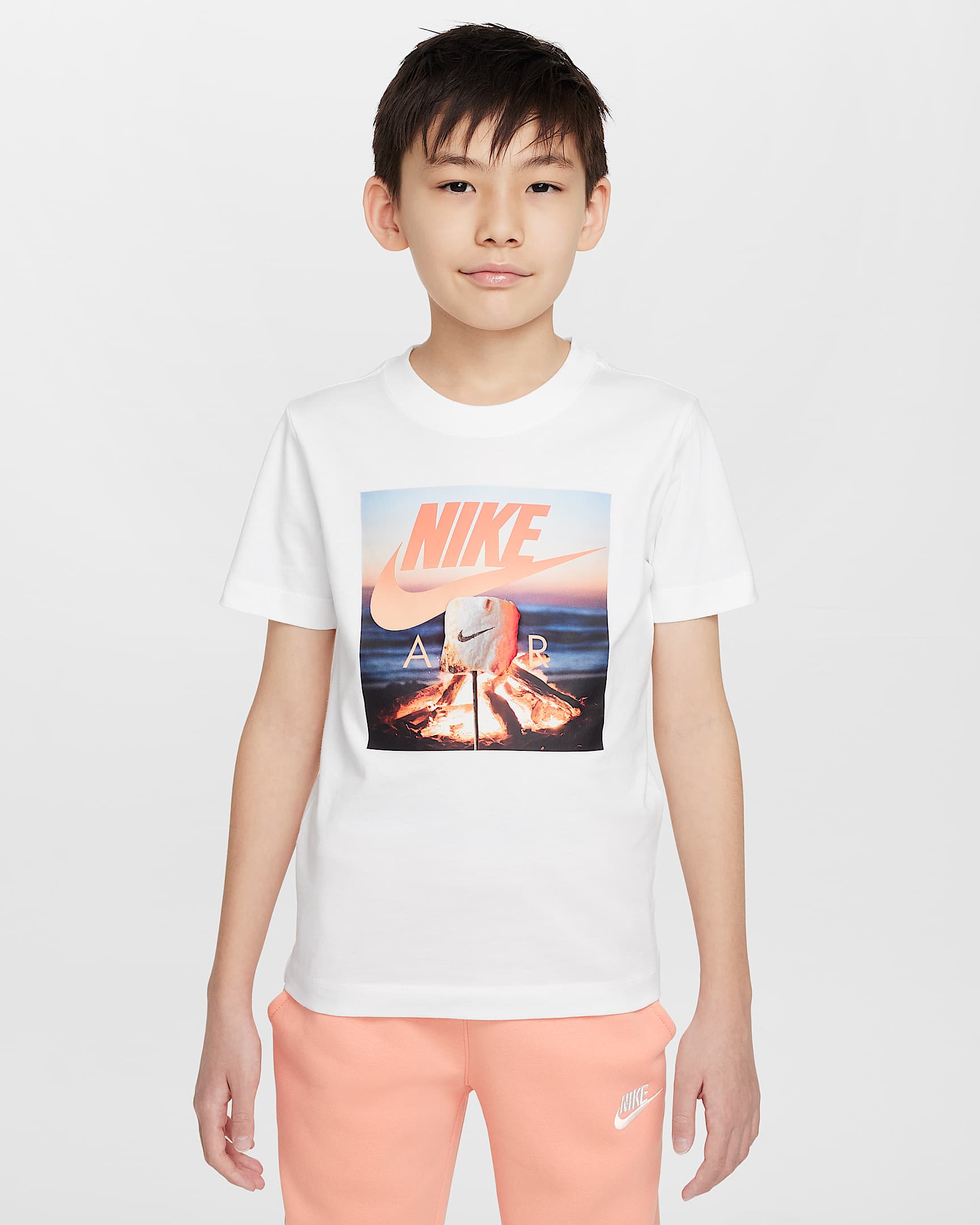 Nike Sportswear Playera para niños talla grande - Blanco