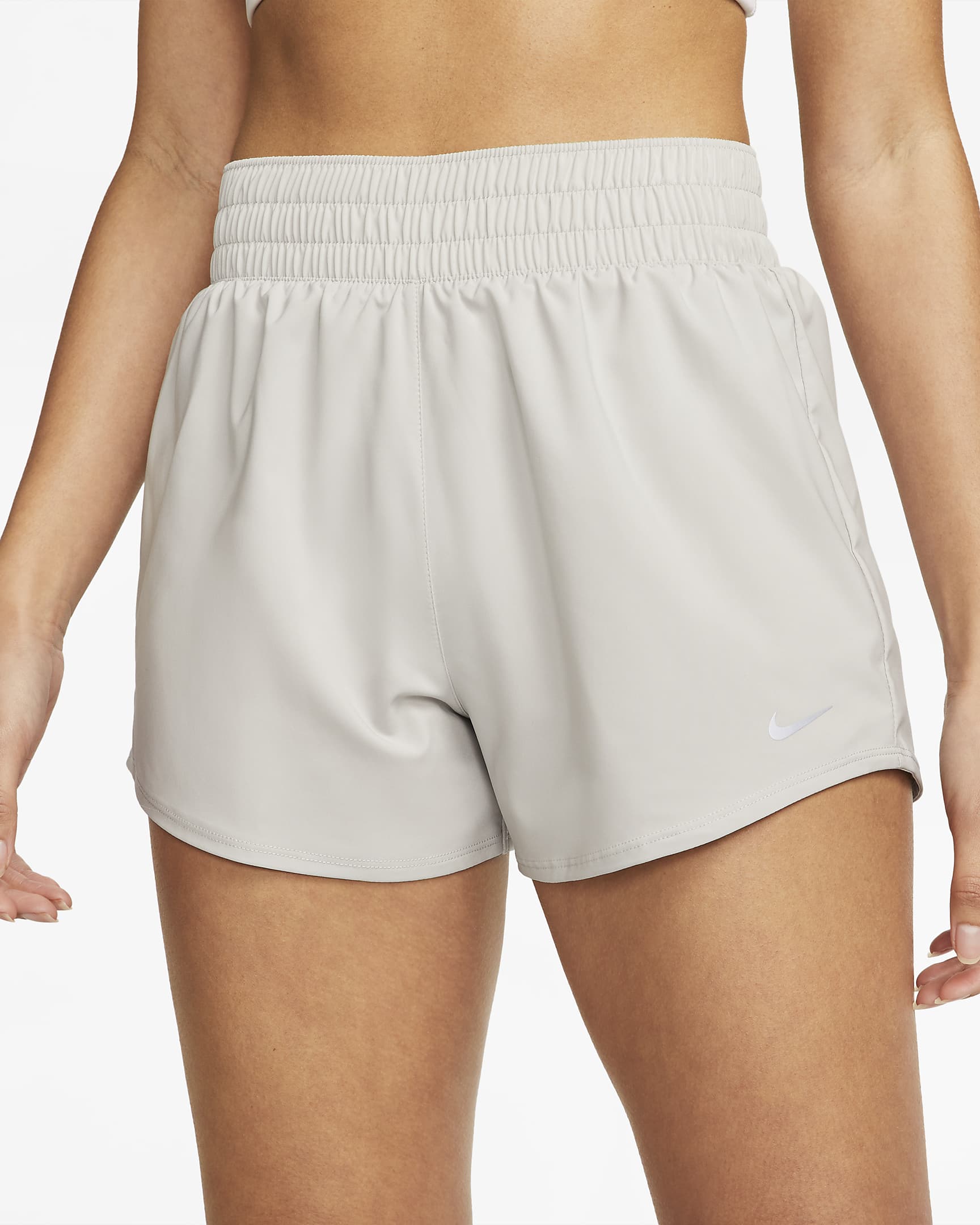 Nike One Womens Dri Fit High Waisted 3 Brief Lined Shorts 4509