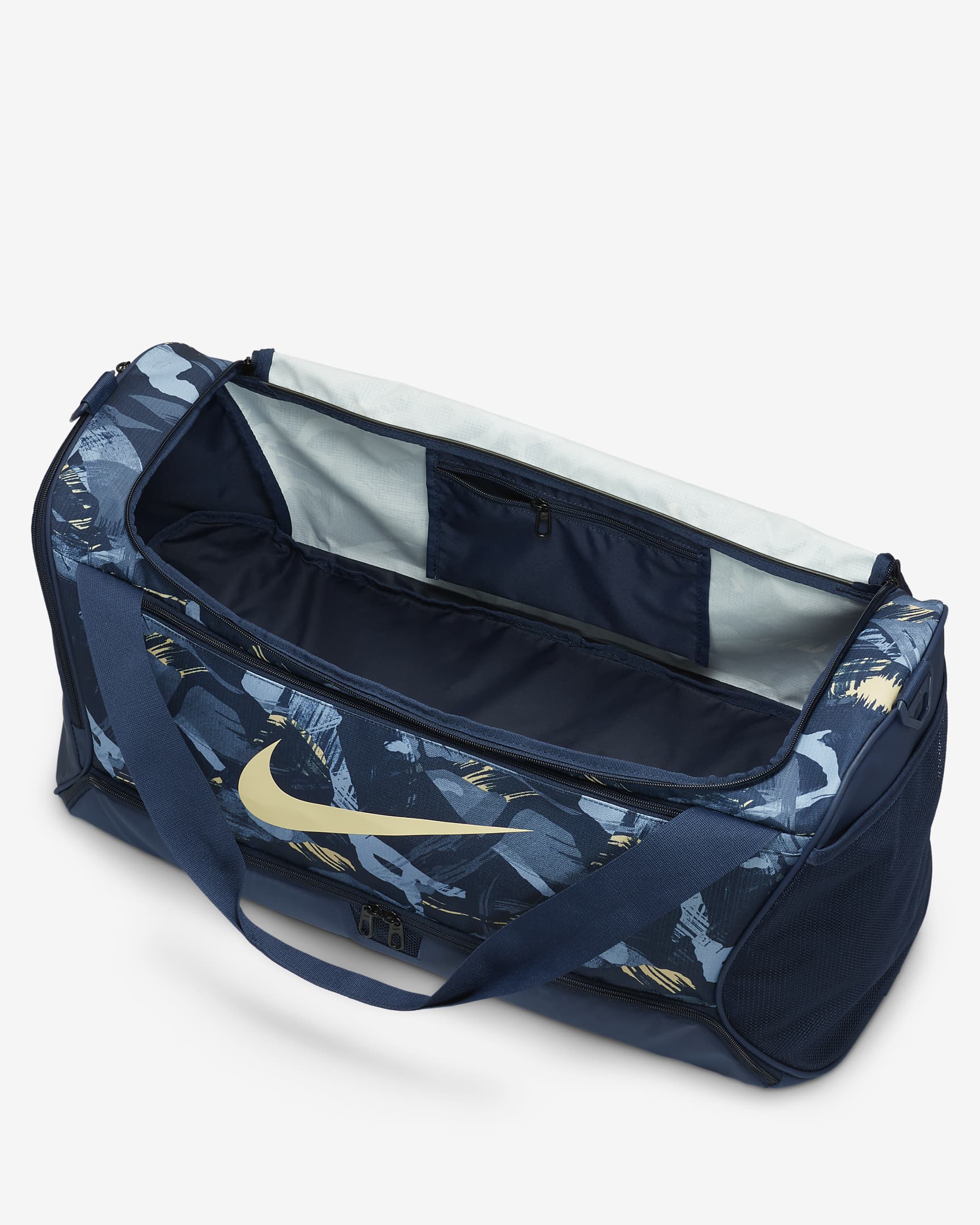 Nike Brasilia Printed Duffel Bag (Medium, 60L). Nike DK