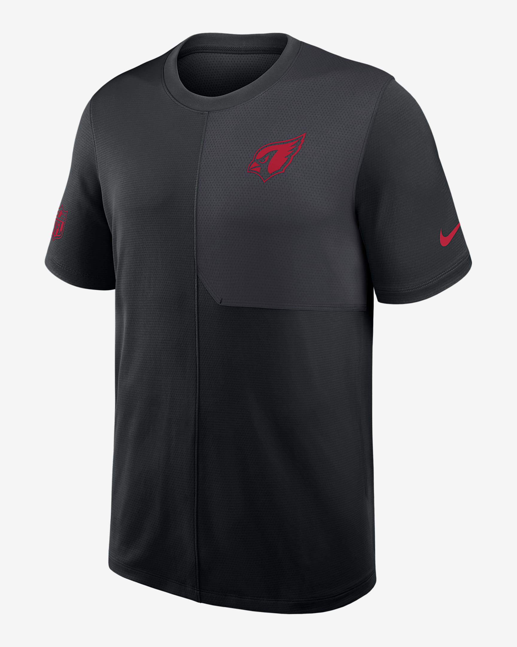Arizona Cardinals Sideline Coach Men's Nike Dri-FIT NFL Top - Black