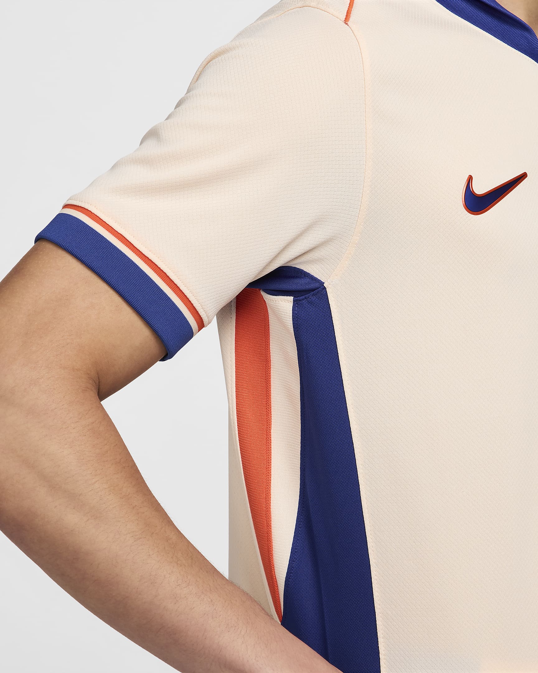 Maillot de foot replica Nike Dri-FIT Chelsea FC 2024/25 Stadium Extérieur pour homme - Guava Ice/Team Orange/Rush Blue