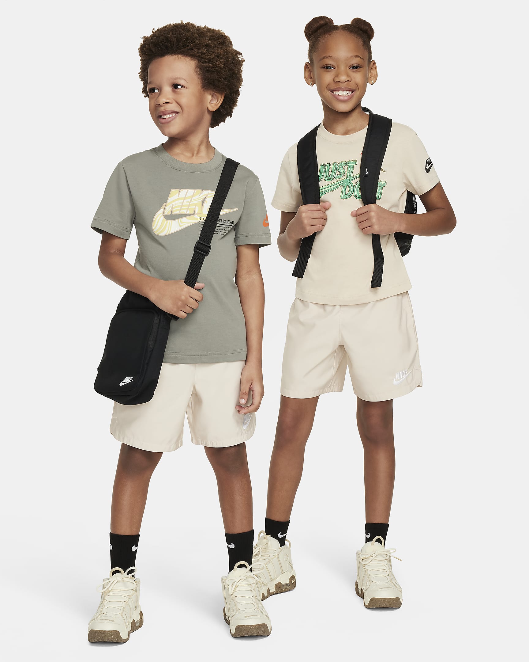 Nike Little Kids' Woven Shorts - Sanddrift