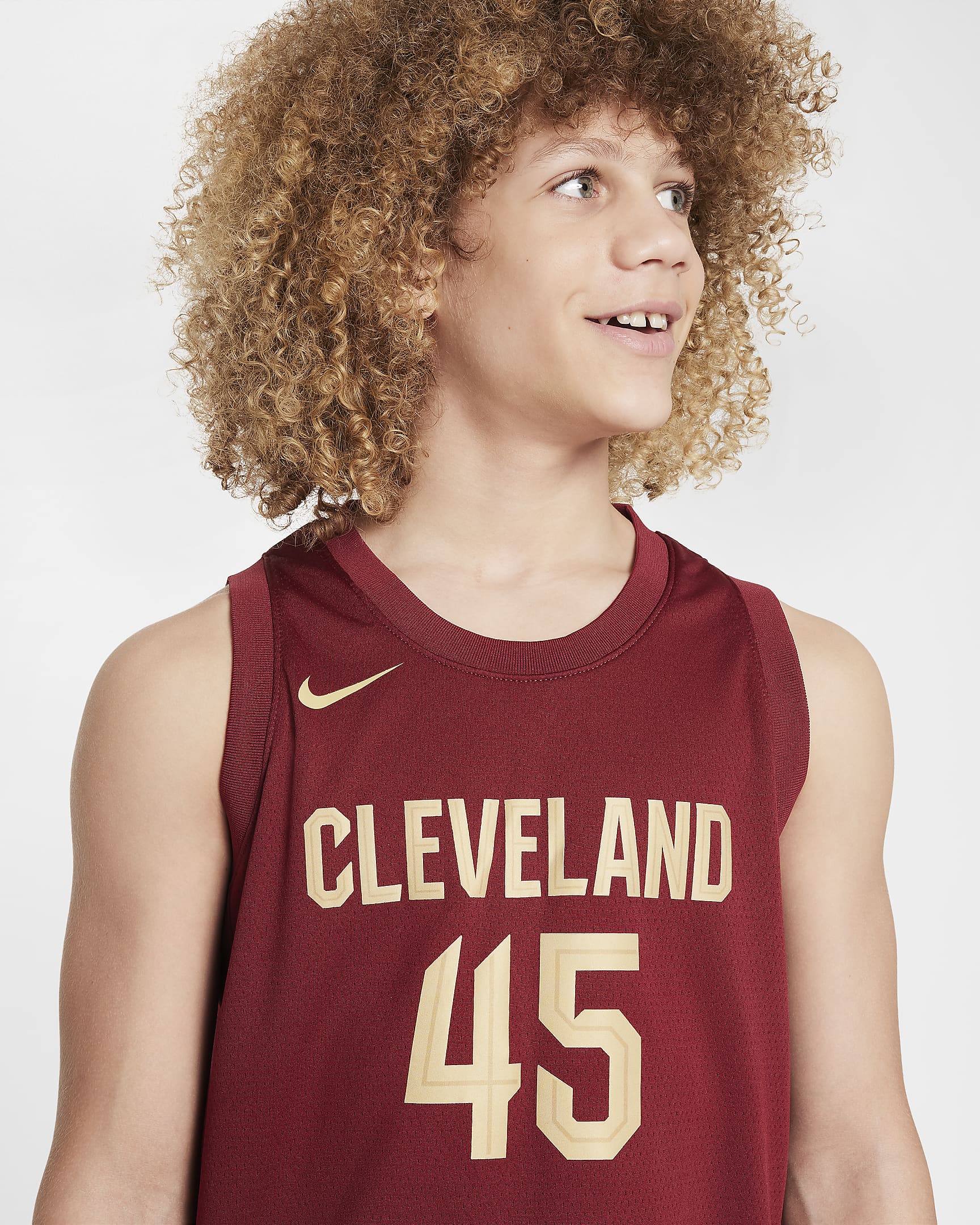 Cleveland Cavaliers 2023/24 Icon Edition Older Kids' (Boys') Nike Dri ...