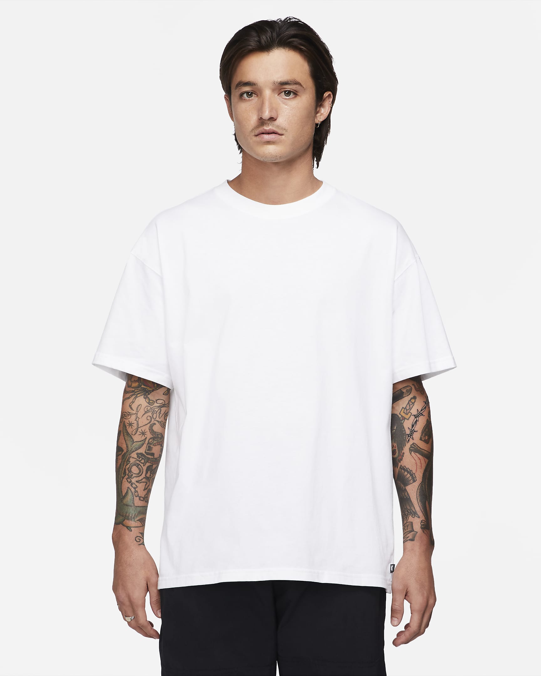 Nike SB Skateboard-T-Shirt - Weiß