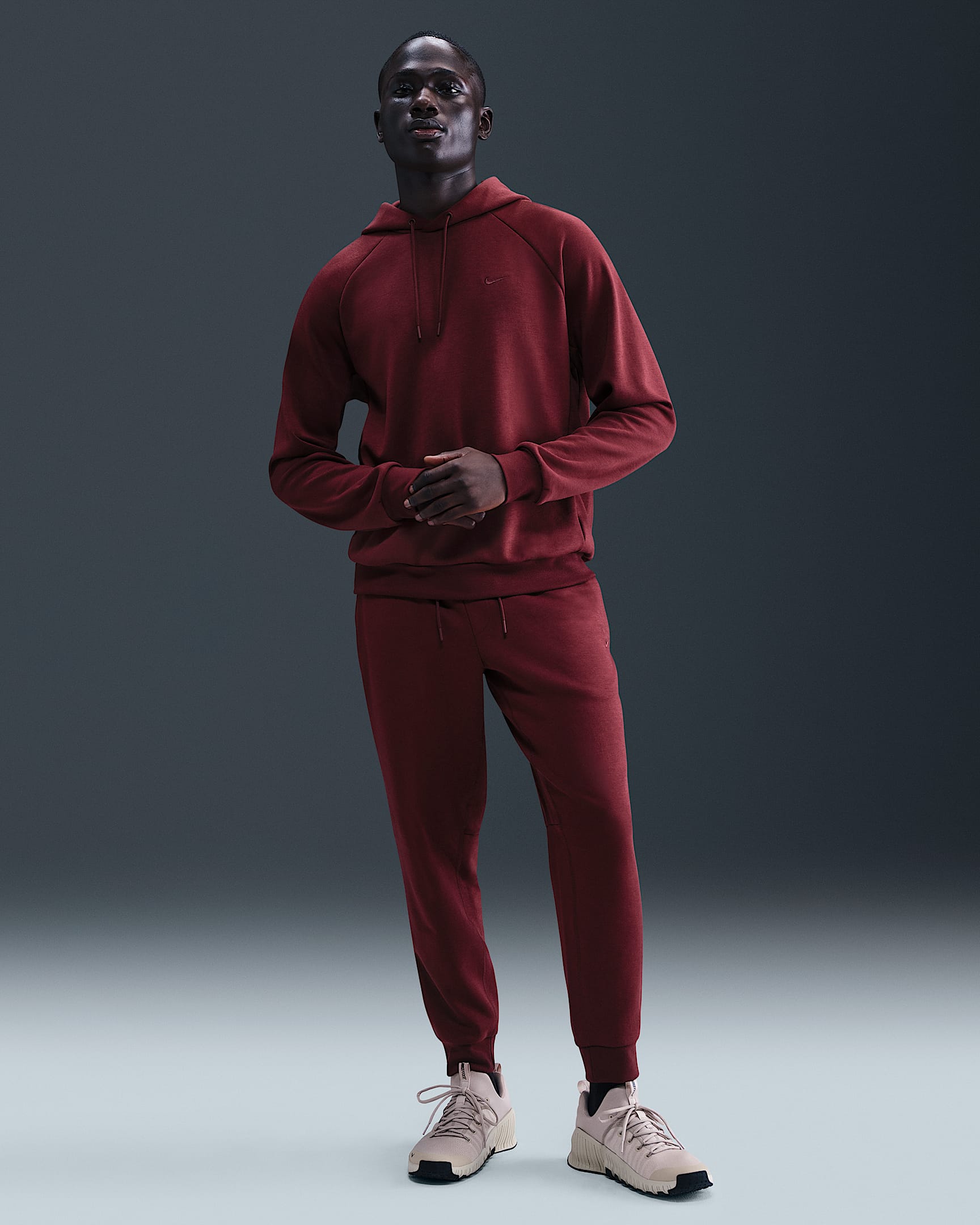 Nike Primary Fleece Men's Dri-FIT UV Performance Joggers - Dark Team Red/Dark Team Red
