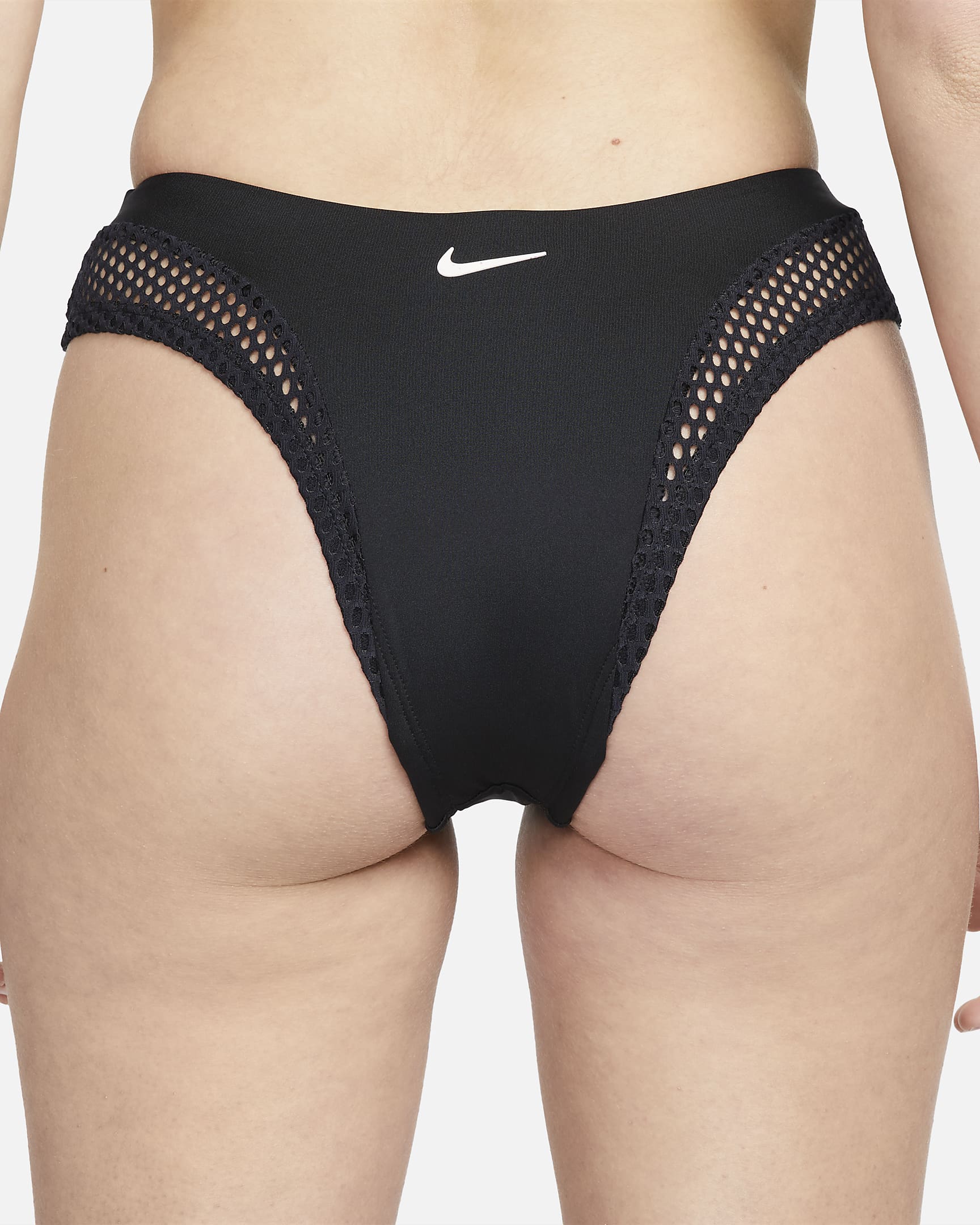 Nike Women's Cheeky Sling Bikini Swim Bottom - Black