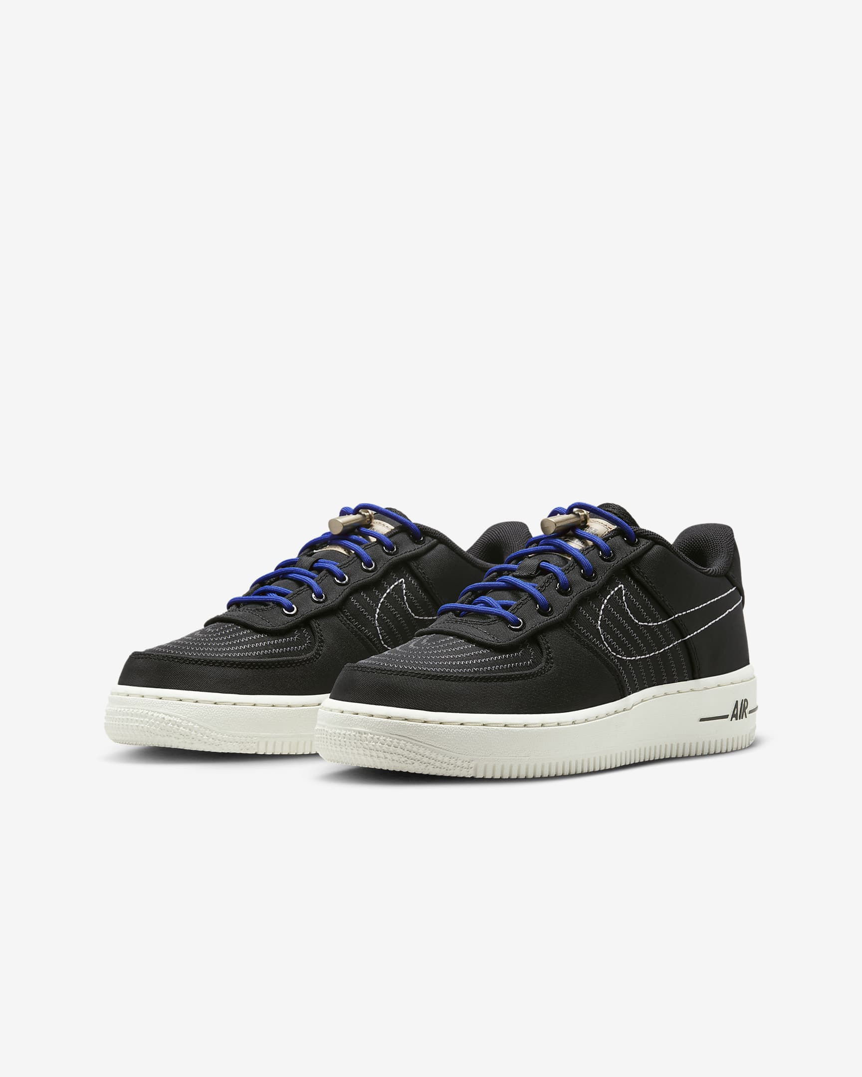 Nike Air Force 1 LV8 3 Older Kids' Shoes - Black/Black/Anthracite/Sail