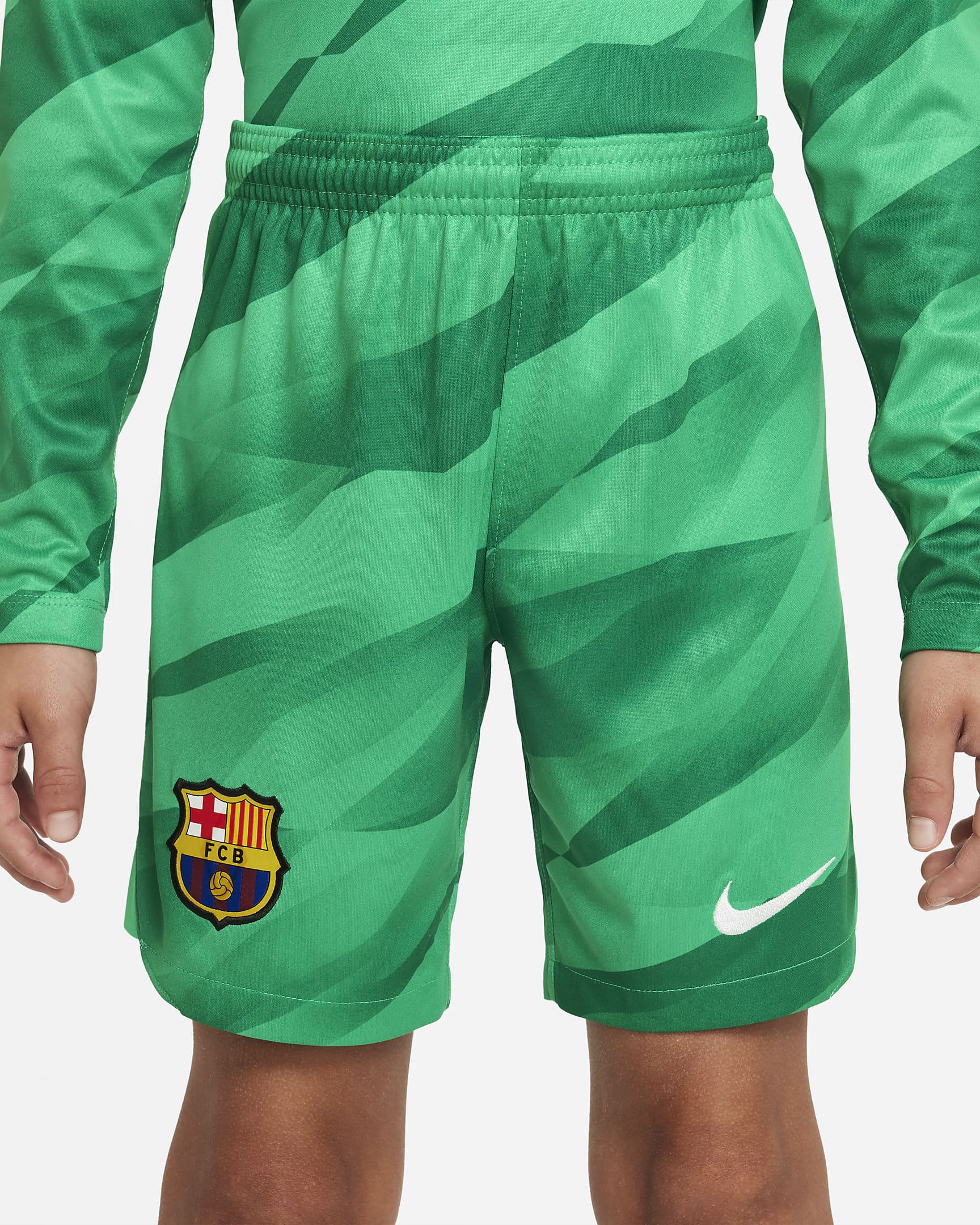 F.C. Barcelona 2023/24 Stadium Goalkeeper Older Kids' Nike Dri-FIT