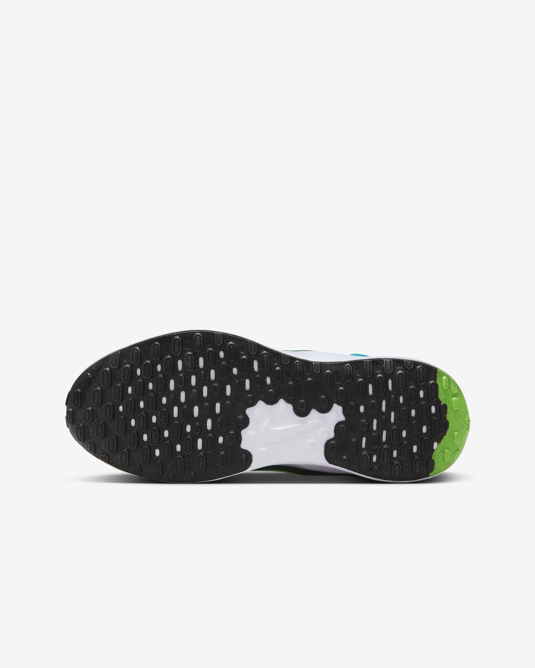 Nike Revolution 7 Older Kids' Running Shoes - Black/Football Grey/Aquamarine/Green Strike