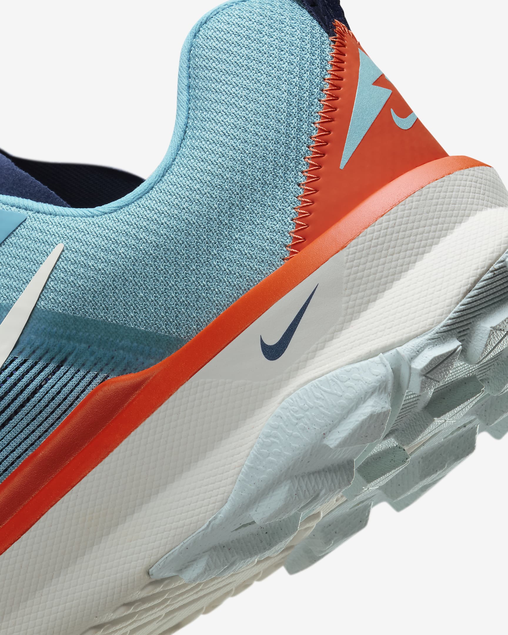 Nike Kiger 9 Traillaufschuh für Herren - Denim Turquoise/Midnight Navy/Vintage Coral/Phantom