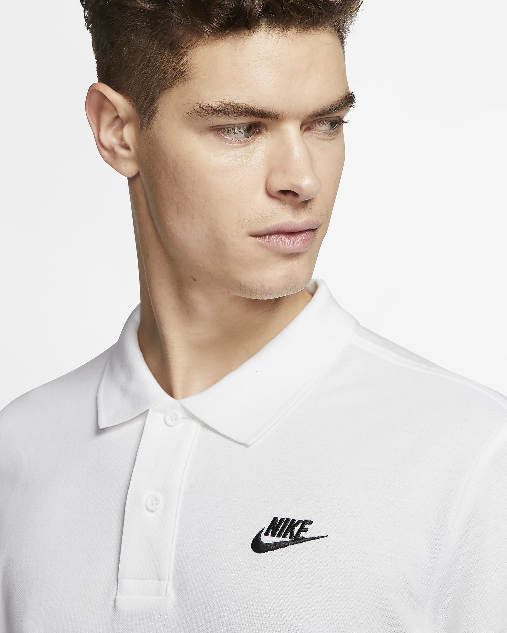 Nike Sportswear Men's Polo - White/Black