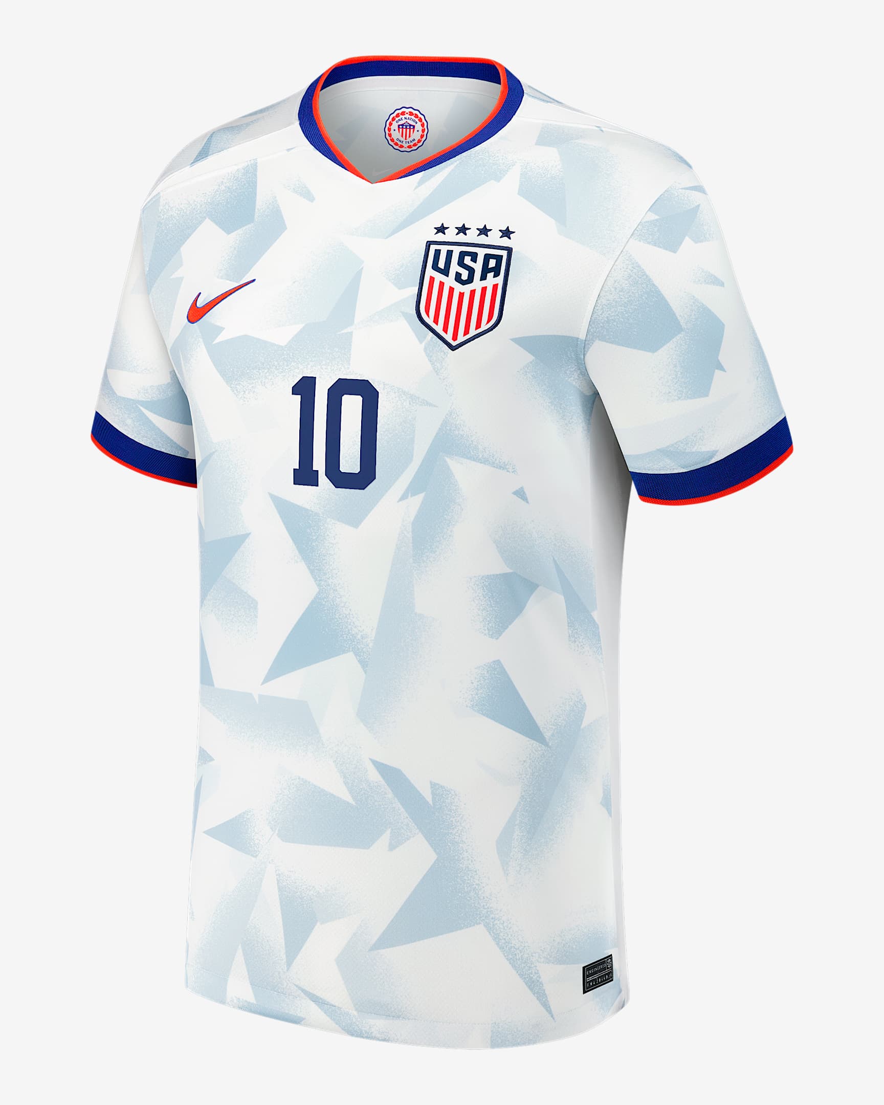 Lindsey Heaps USWNT 2025 Stadium Home Men's Nike Dri-FIT Soccer Jersey - White