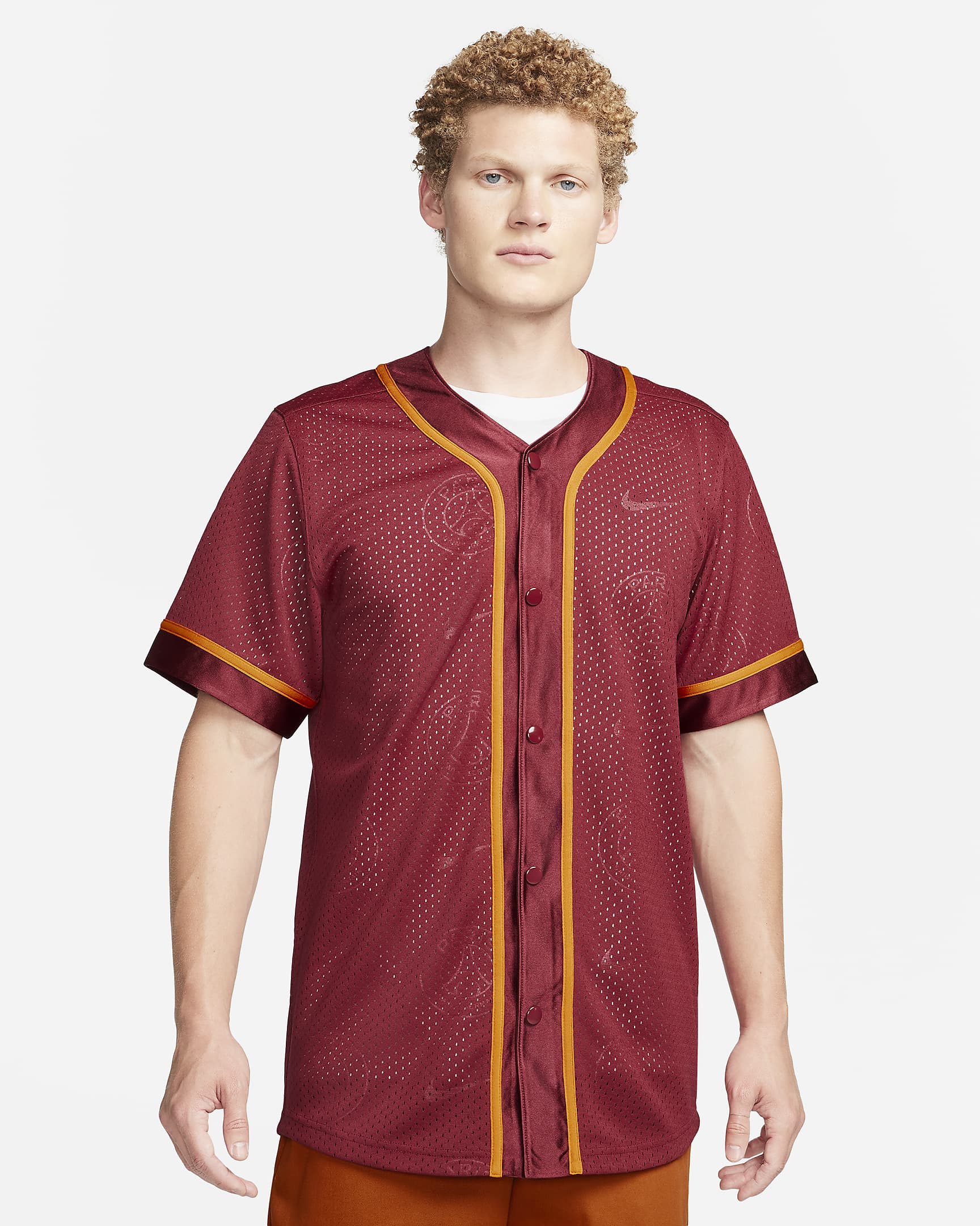 Paris SaintGermain Men's Nike Baseball ShortSleeve Graphic Top. Nike SI