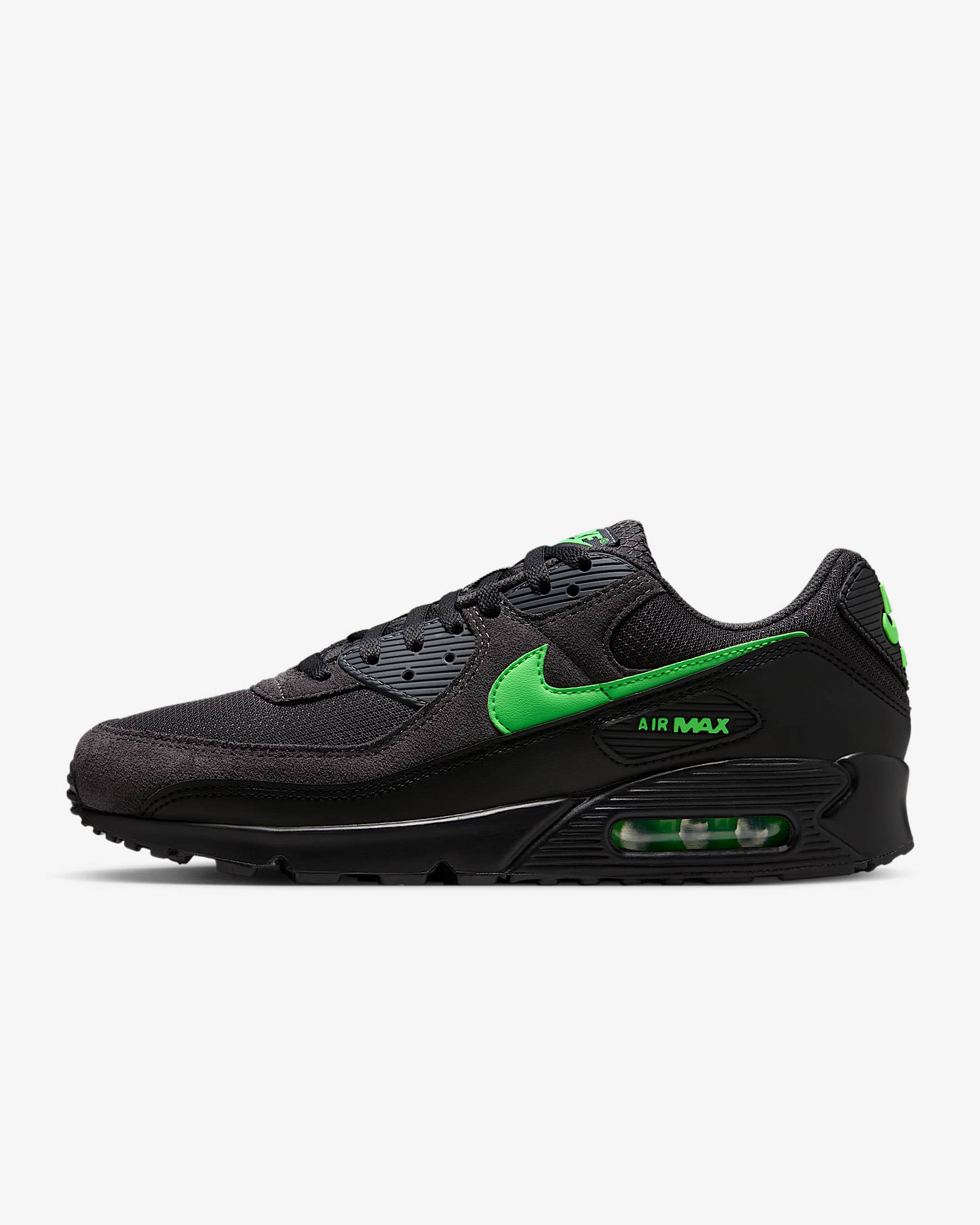 Calzado para hombre Nike Air Max 90 - Antracita/Negro/Verde strike