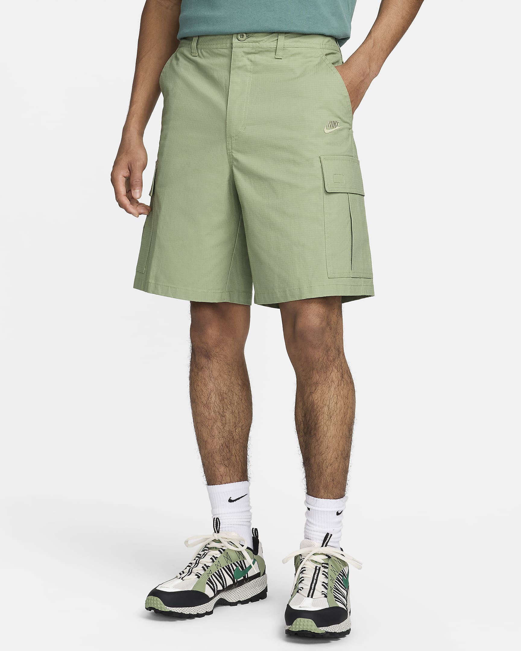 mens woven cargo shorts