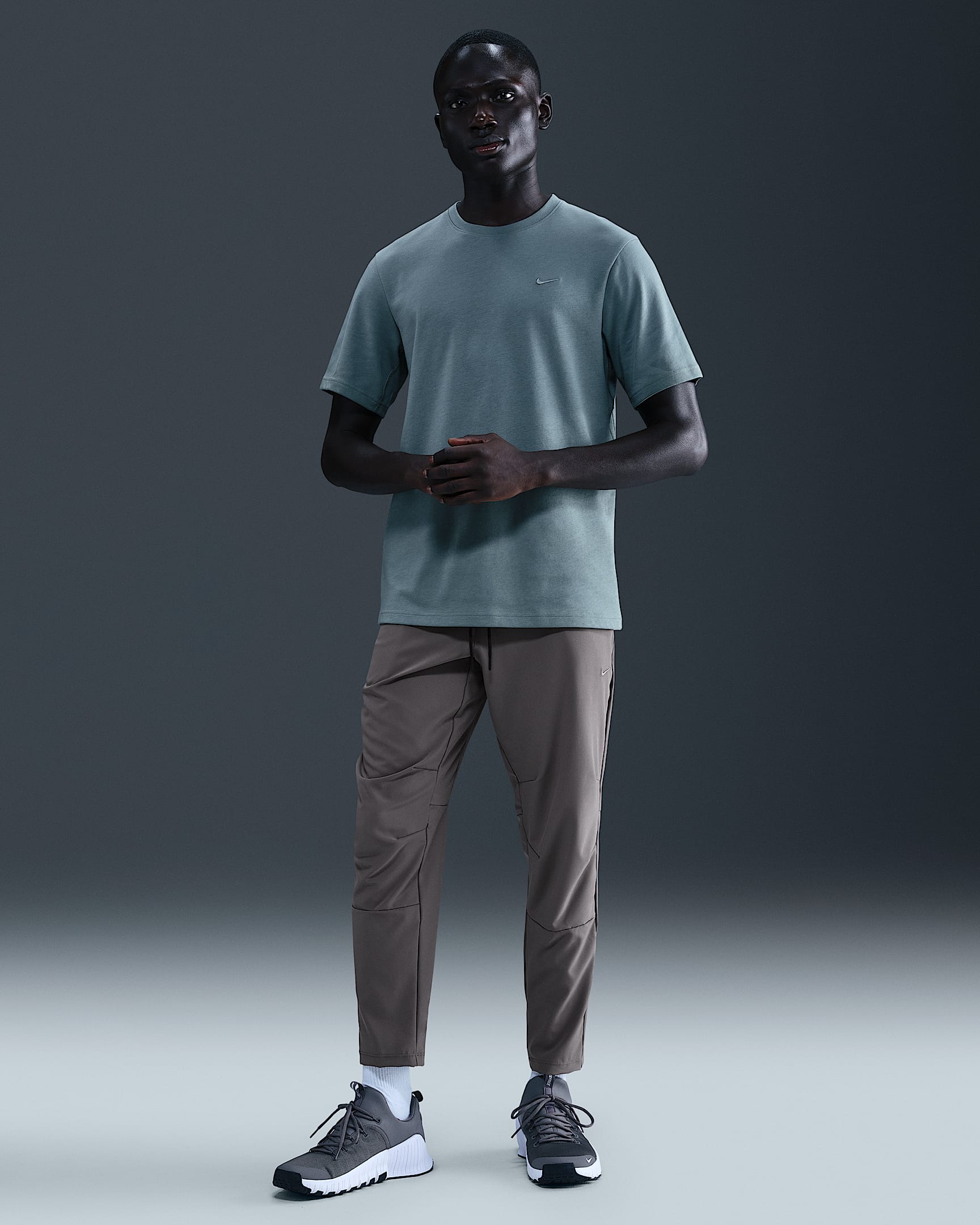 Nike Unlimited Men's Dri-FIT Tapered Leg Versatile Pants - Cave Stone/Black/Cave Stone