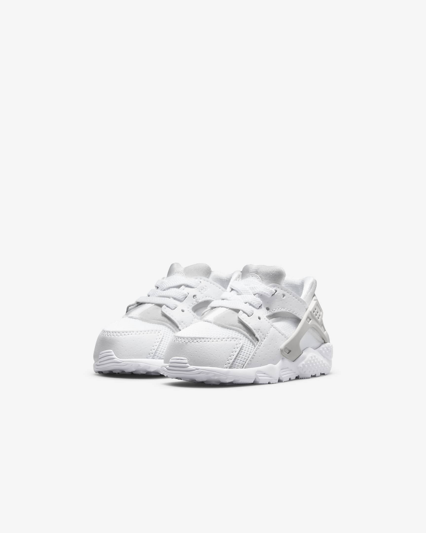 Nike Huarache Run Baby/Toddler Shoes - White/Pure Platinum/White