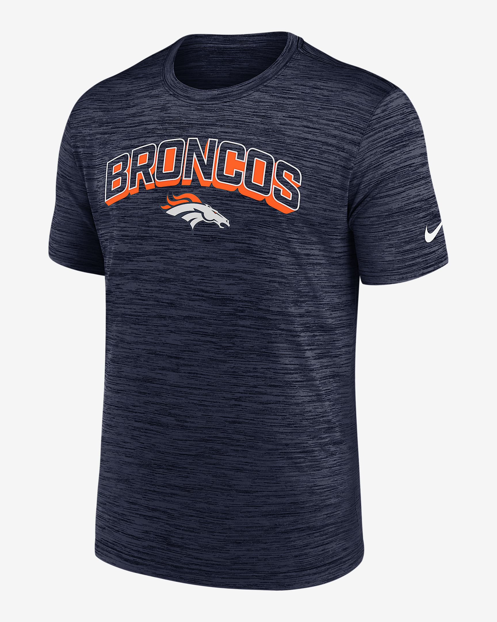 Playera Nike Dri-FIT de la NFL para hombre Denver Broncos Velocity - Azul marino