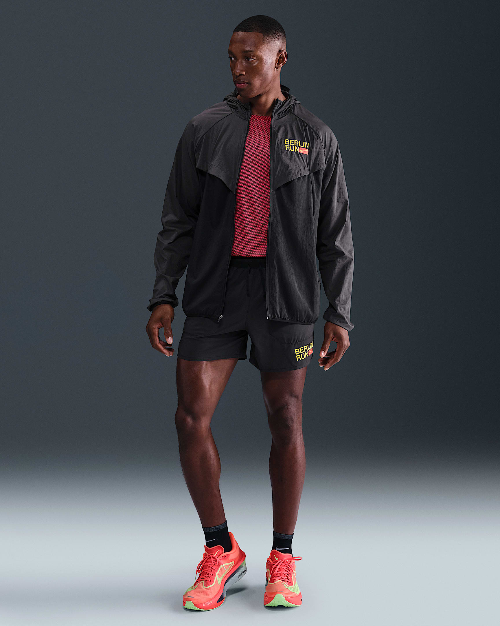Nike Stride Men's Dri-FIT 13cm (approx.) Brief-Lined Running Shorts - Black