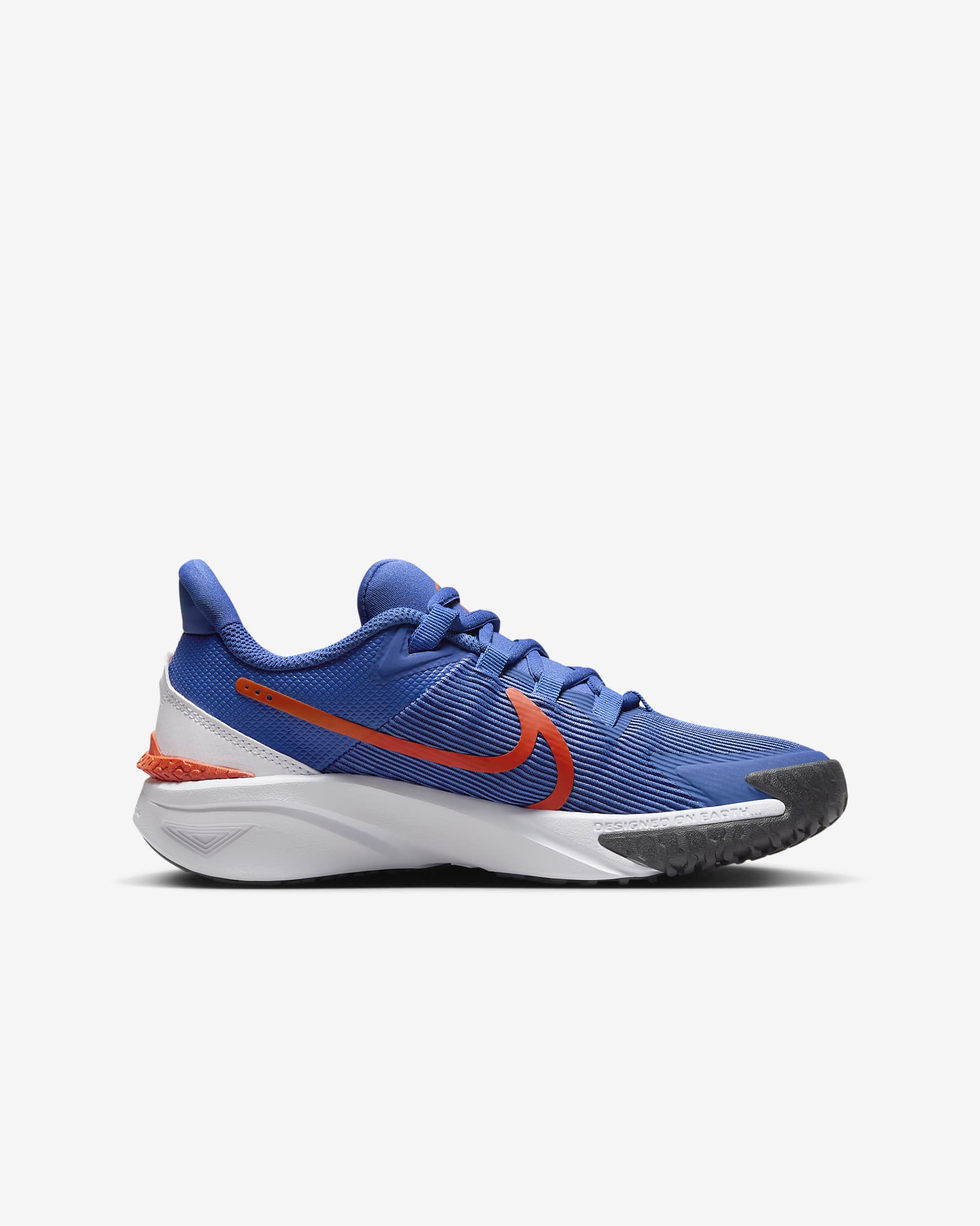 Nike Star Runner 4 Older Kids' Road Running Shoes - Astronomy Blue/White/Total Orange/Team Orange