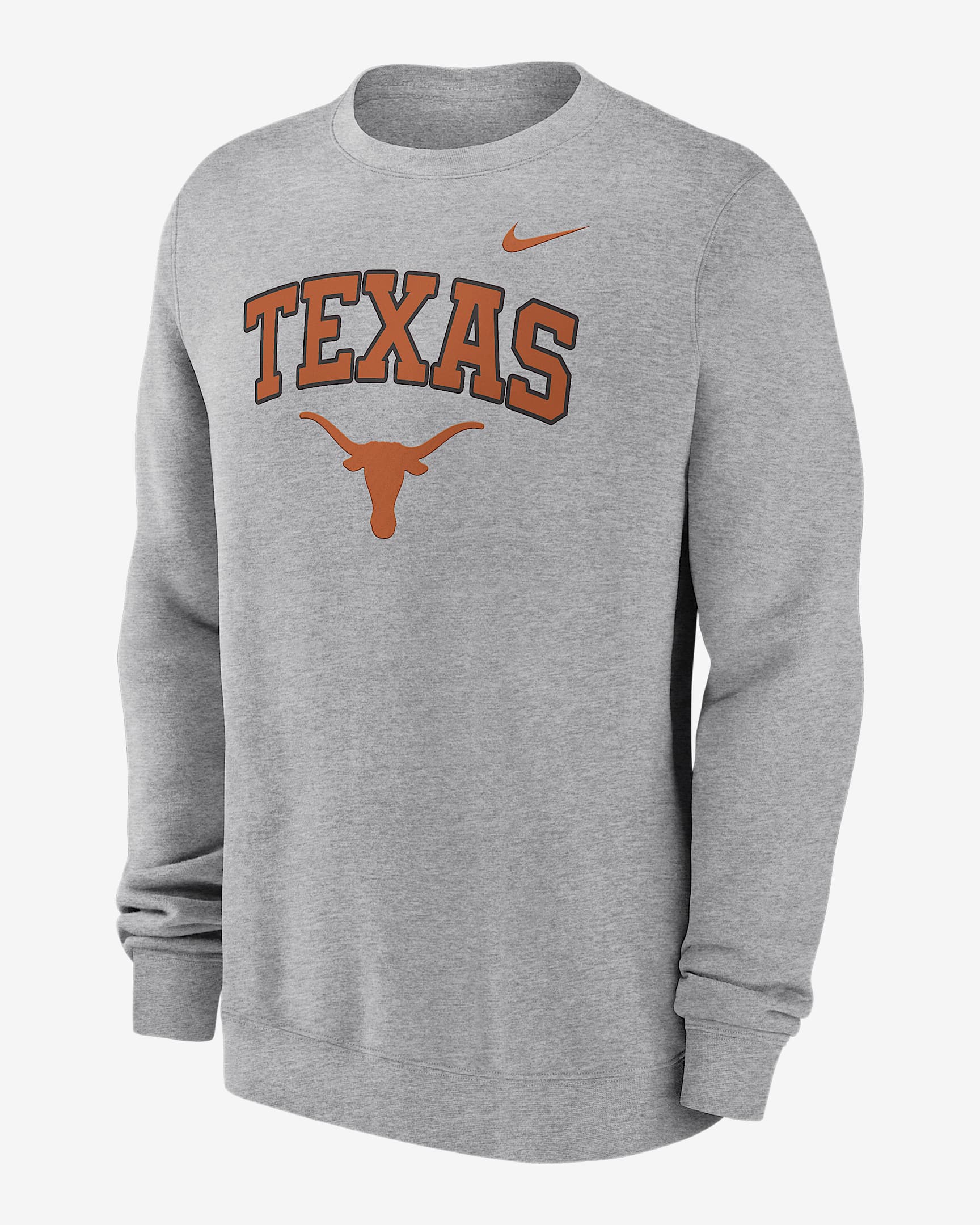 Texas Arch Men's Nike College Pullover Crew - Grey