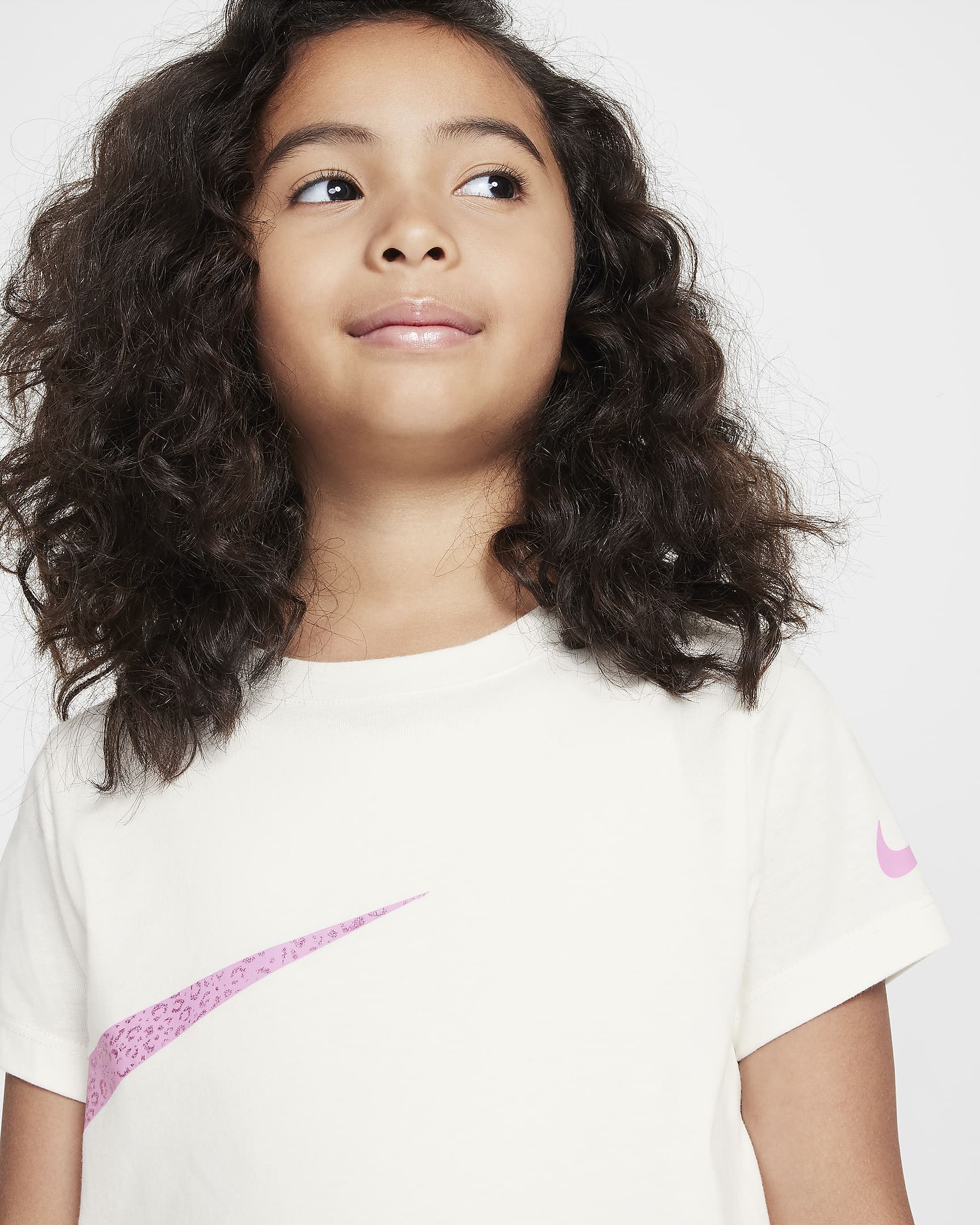 Nike Swoosh Spirit Little Kids' T-Shirt - Sail