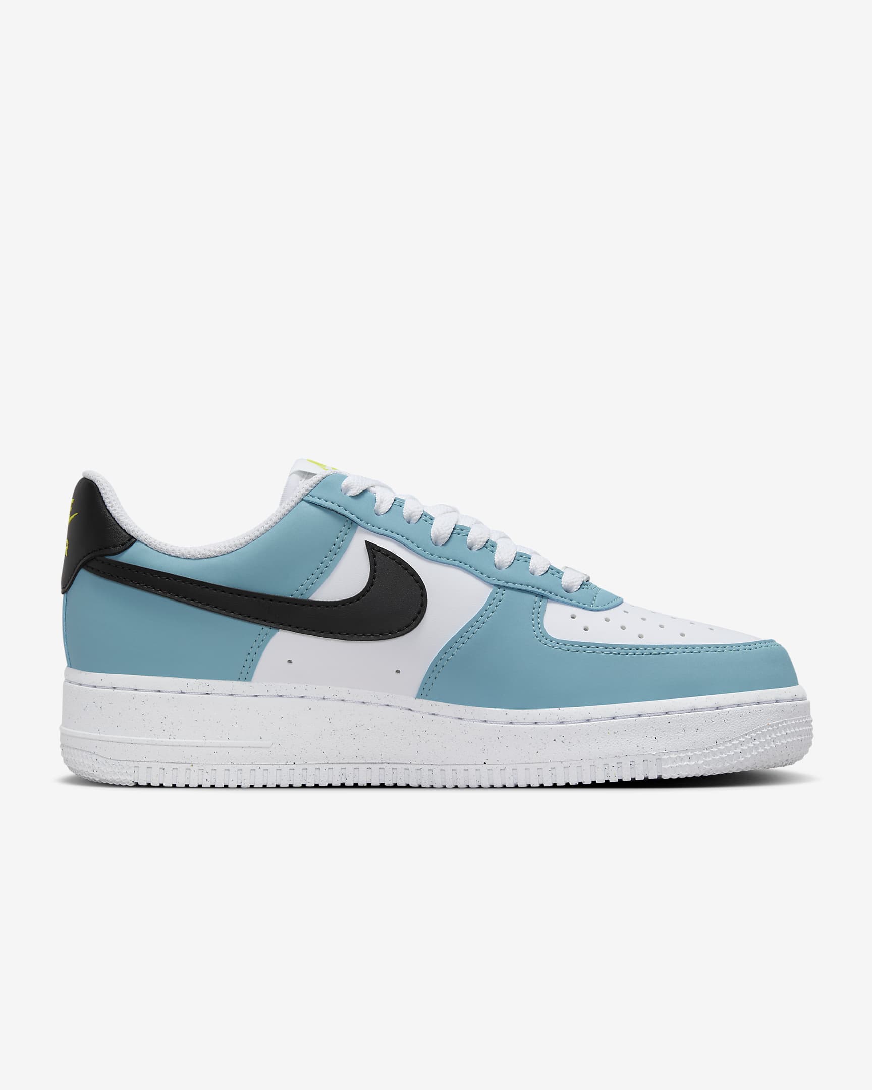 Sapatilhas Nike Air Force 1 '07 para mulher - Turquesa Denim/Branco/Cyber/Preto