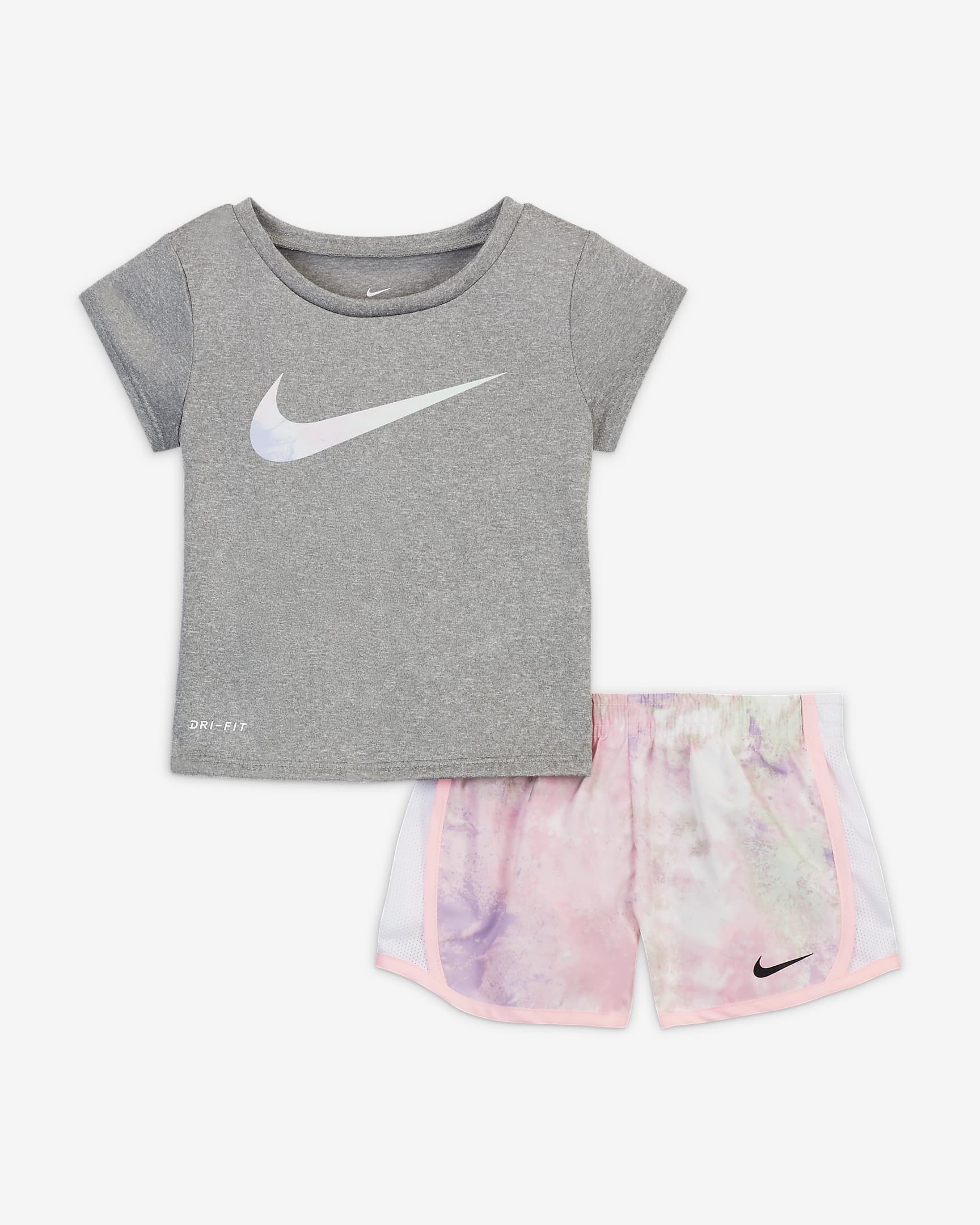 Nike DriFIT Baby (1224M) TieDye TShirt and Shorts Set.