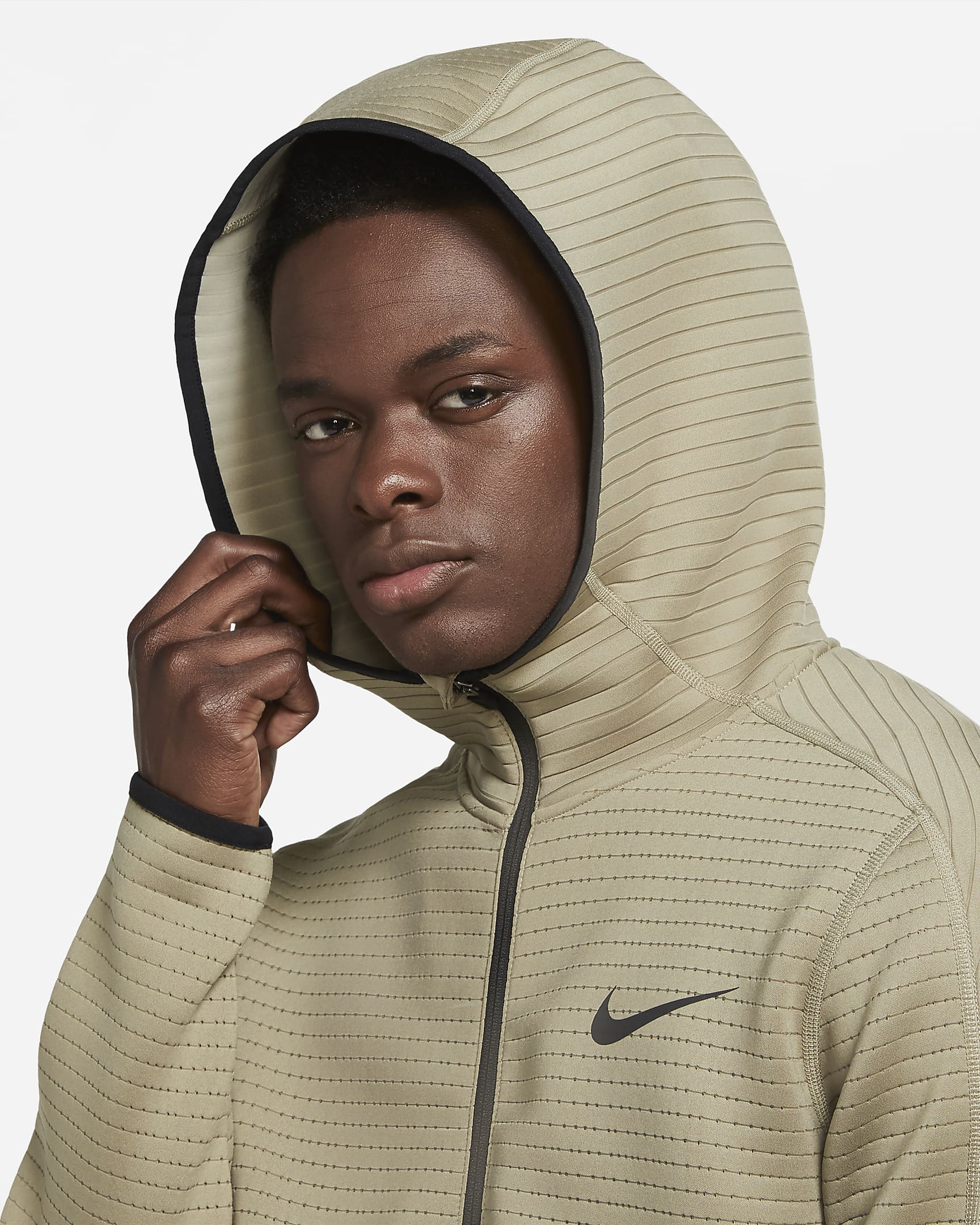 trening nike camouflage print zipped hoodie