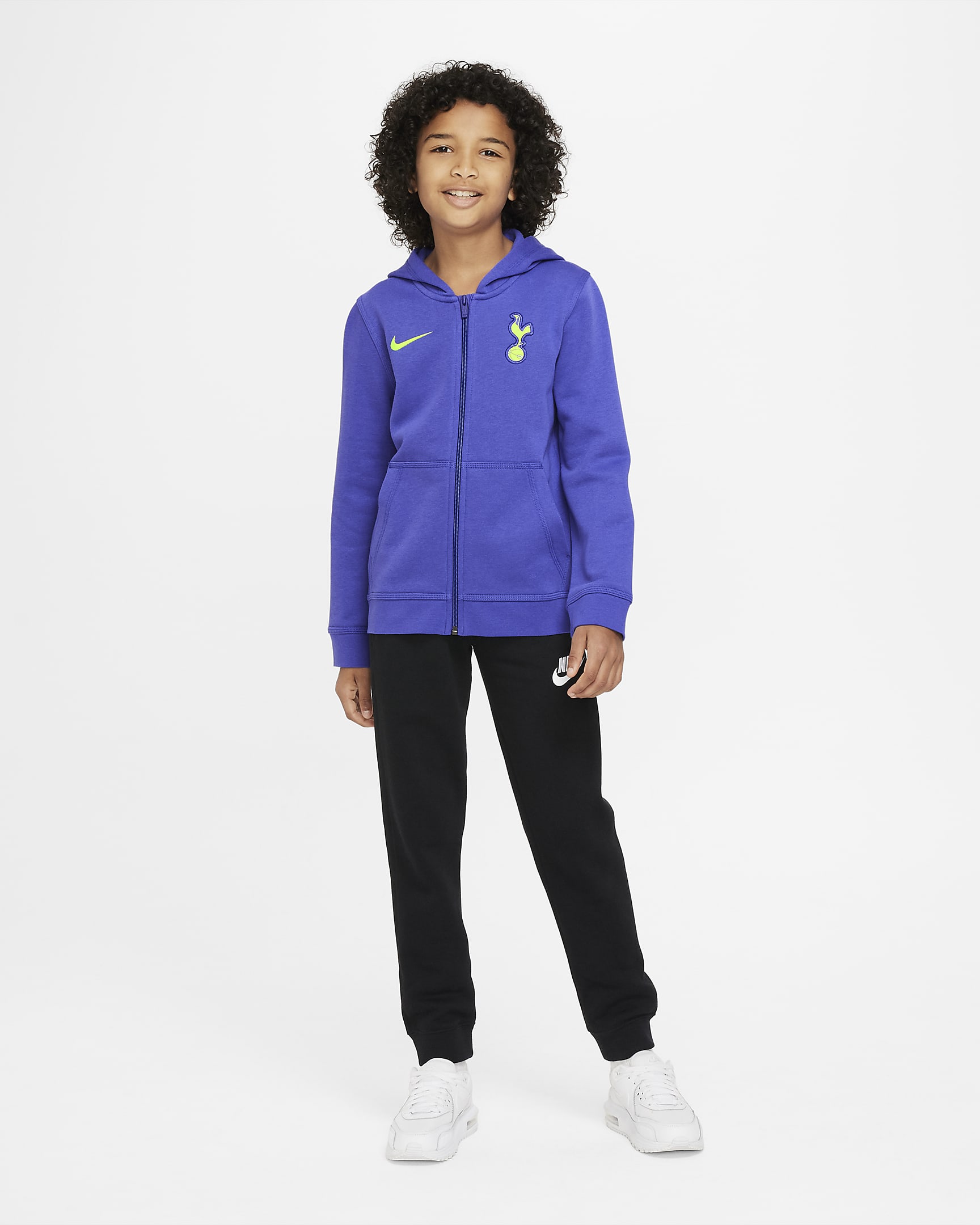 Tottenham Hotspur Older Kids' Full-Zip Fleece Hoodie. Nike AT