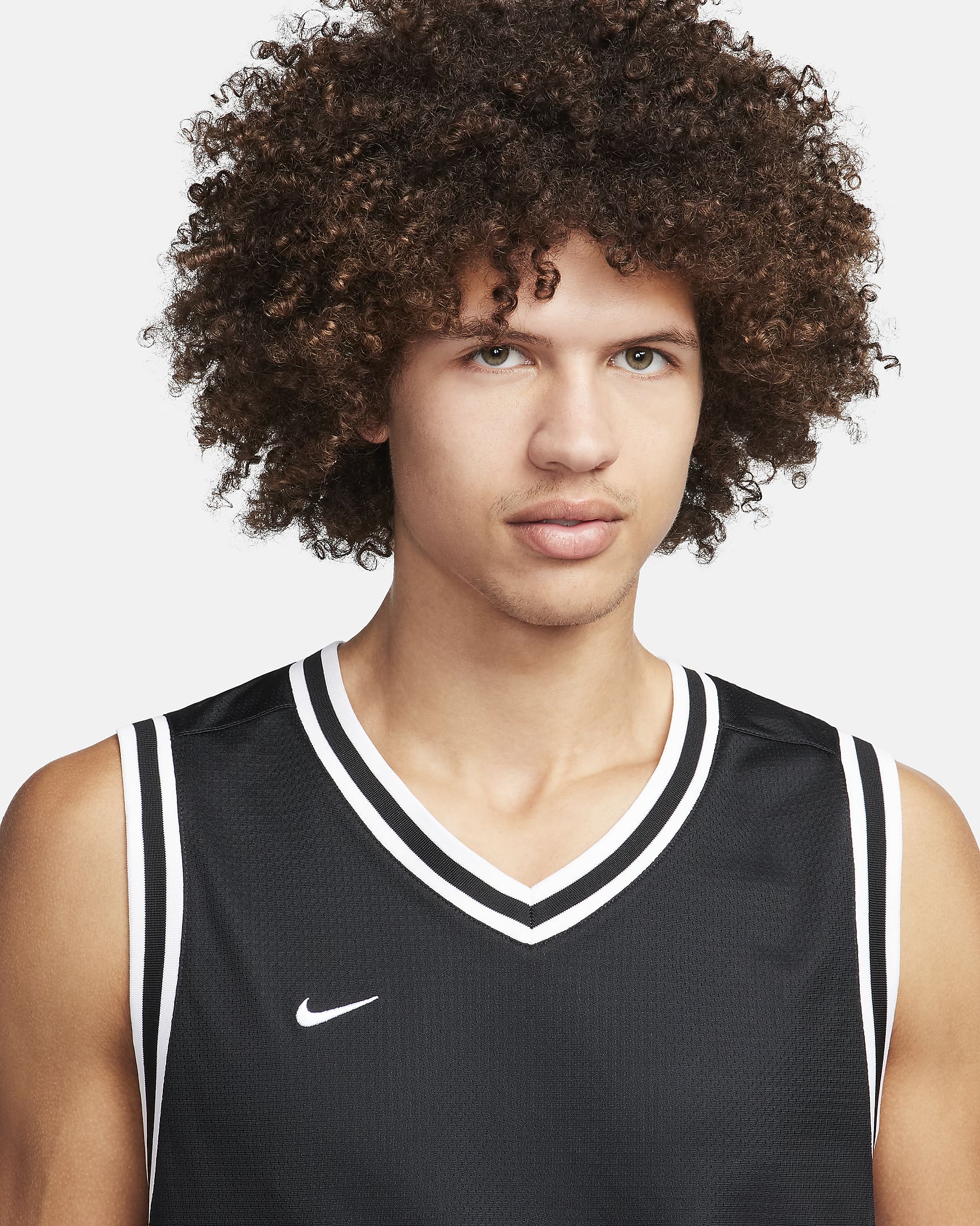 Maillot de basket Dri-FIT Nike DNA pour homme - Noir/Blanc