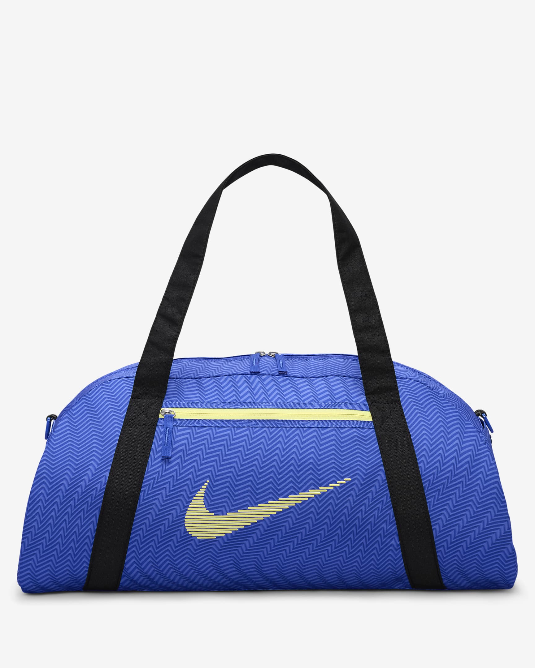 Nike Gym Club duffelbag til dame (24 L) - Hyper Royal/Svart/Light Laser Orange