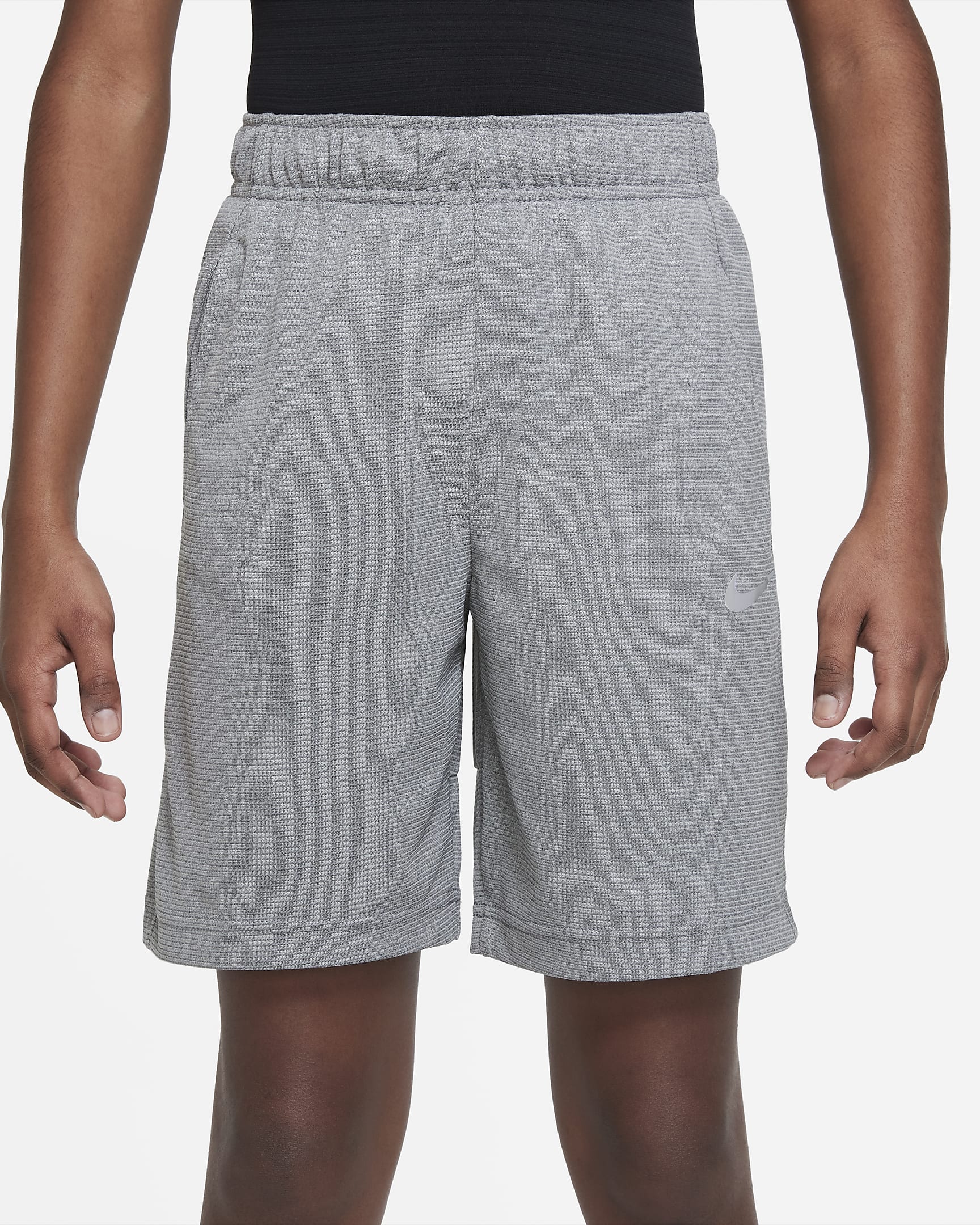 Nike Poly+ Big Kids' (Boys') Shorts - Carbon Heather