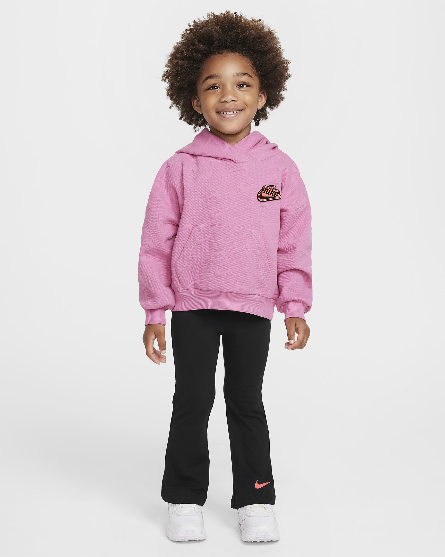 Nike New Impressions Toddler Pullover Hoodie and Leggings Set - Black