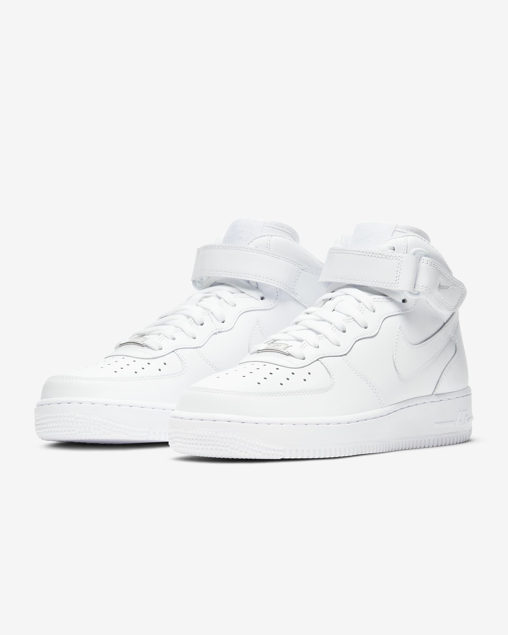 Sapatilhas Nike Air Force 1 '07 Mid para mulher - Branco/Branco/Branco